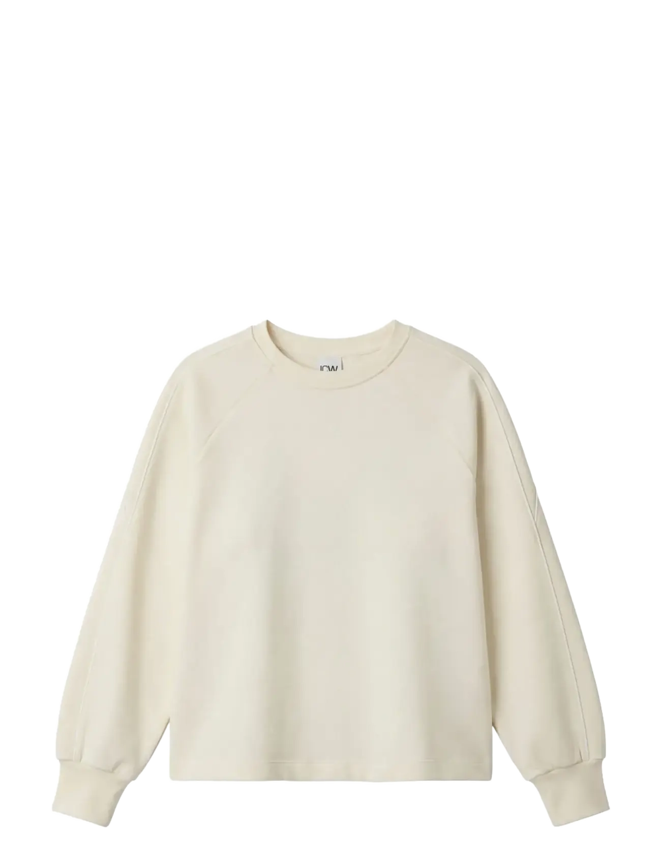 ICANIWILL Contrast Crewneck W Cream - XS - Damen