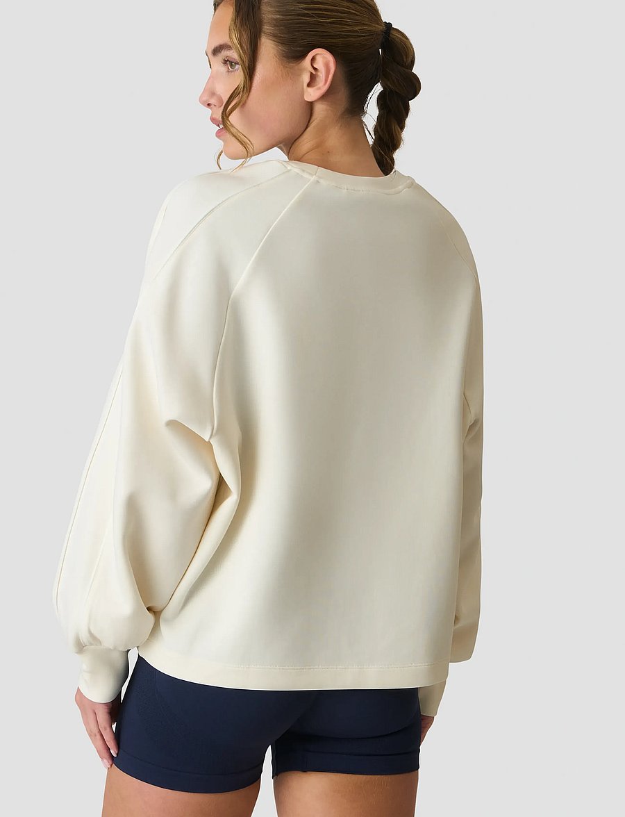 ICANIWILL - Contrast Crewneck W - sweatshirts - ivory - 3