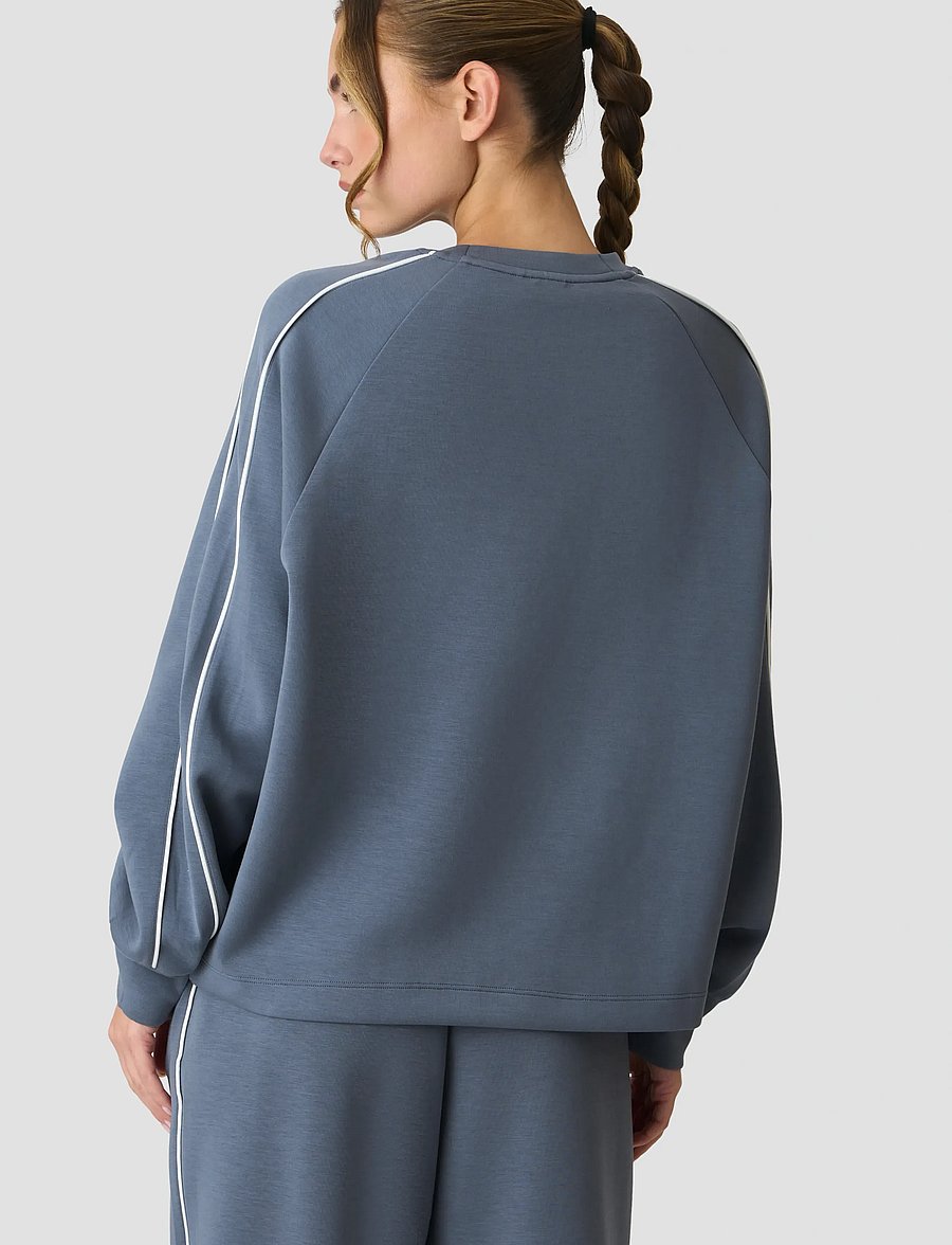 ICANIWILL - Contrast Crewneck W - sweatshirts - misty blue - 3