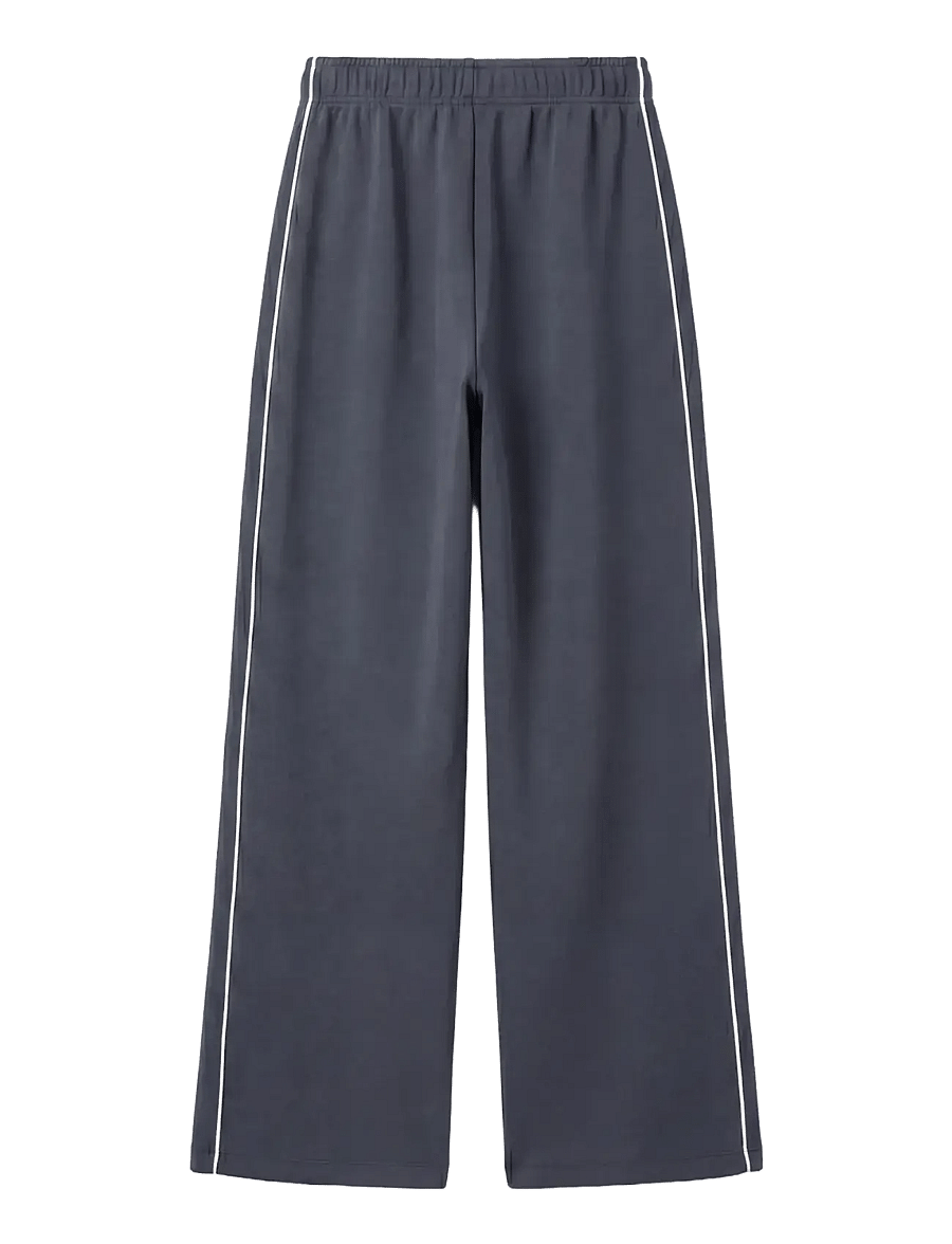 ICANIWILL - Contrast Straight Leg Pants W - casual - misty blue - 2