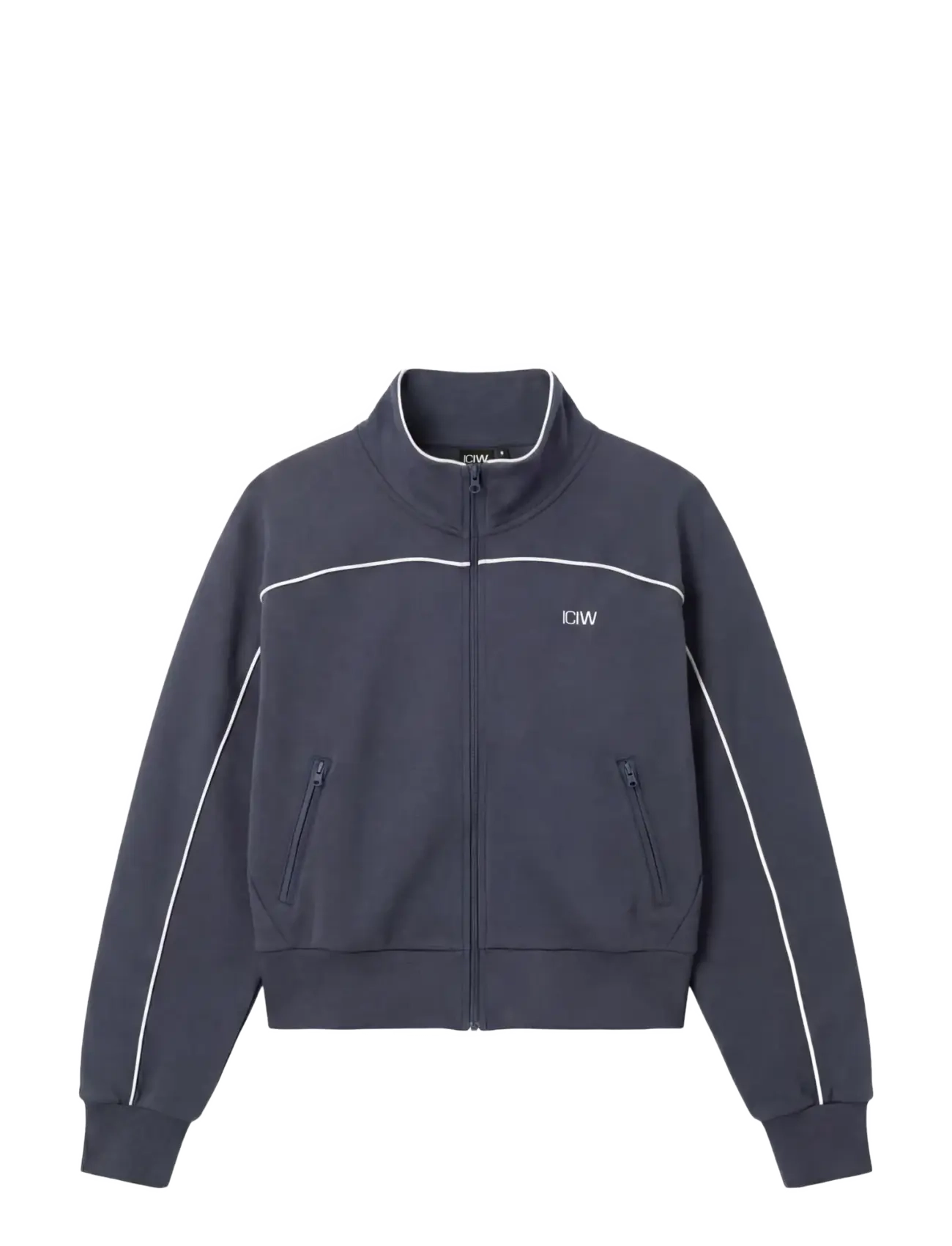 ICANIWILL Contrast Regular Zip Jacket W - Jacken - MISTY BLUE / blue