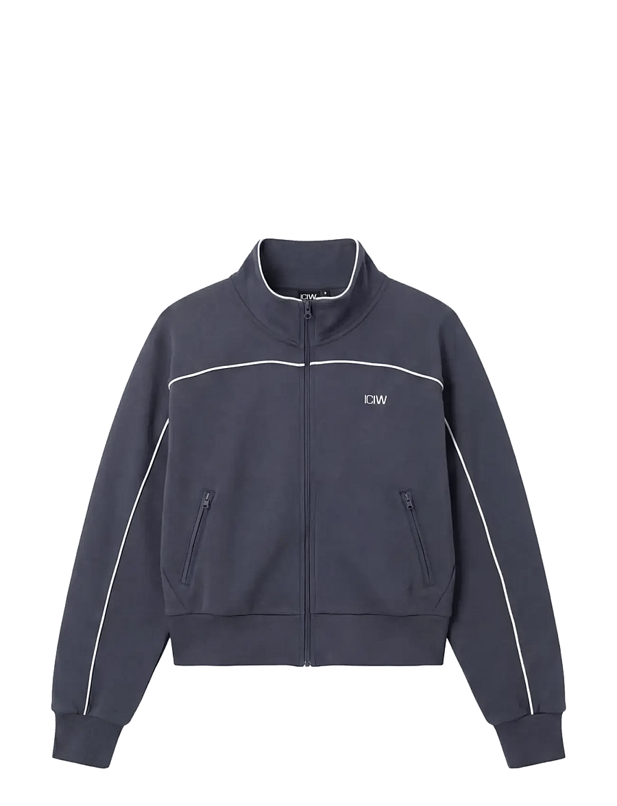 ICANIWILL - Contrast Regular Zip Jacket W - spordijakid - misty blue - 1