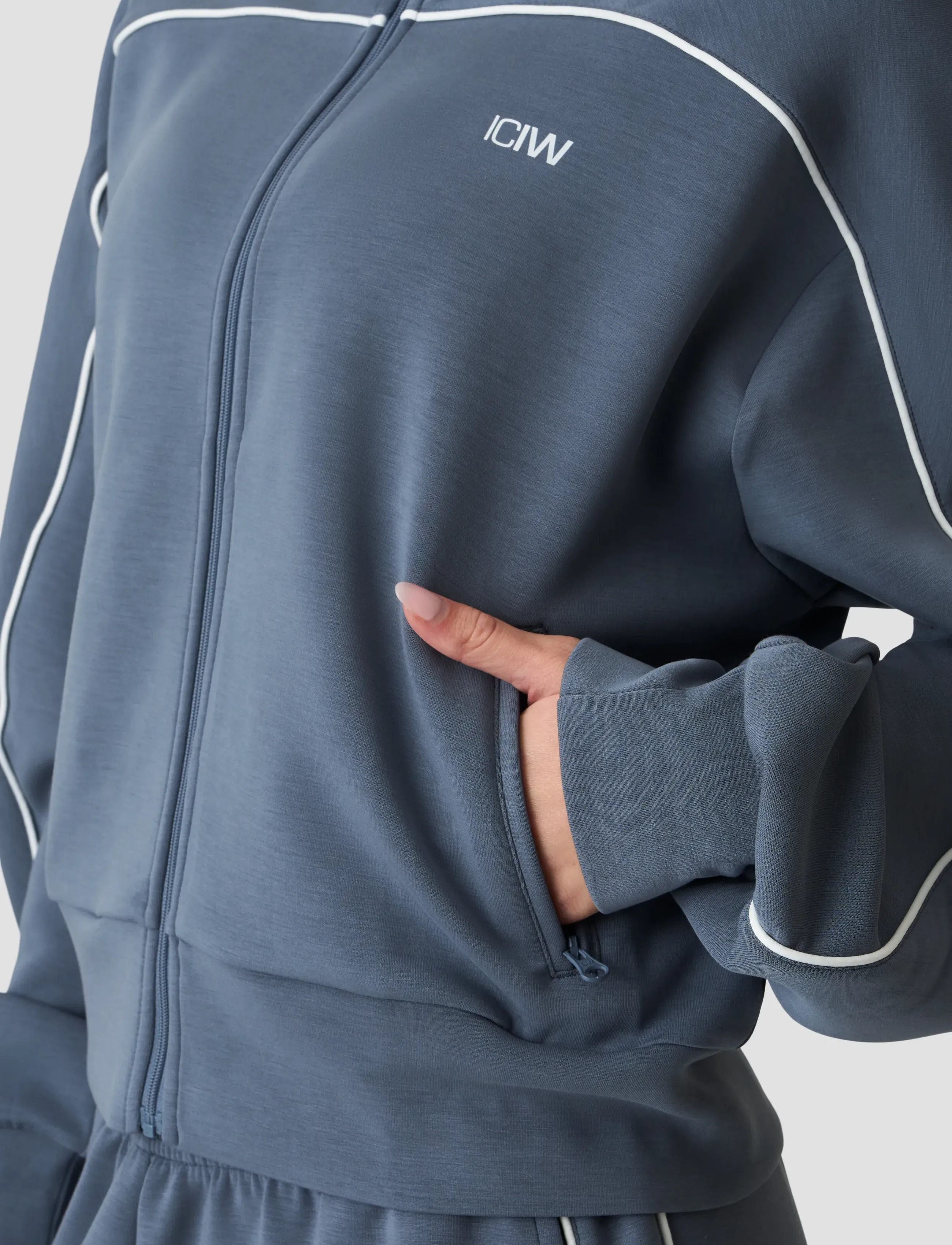 ICANIWILL Contrast Regular Zip Jacket jackor dam – bild 5