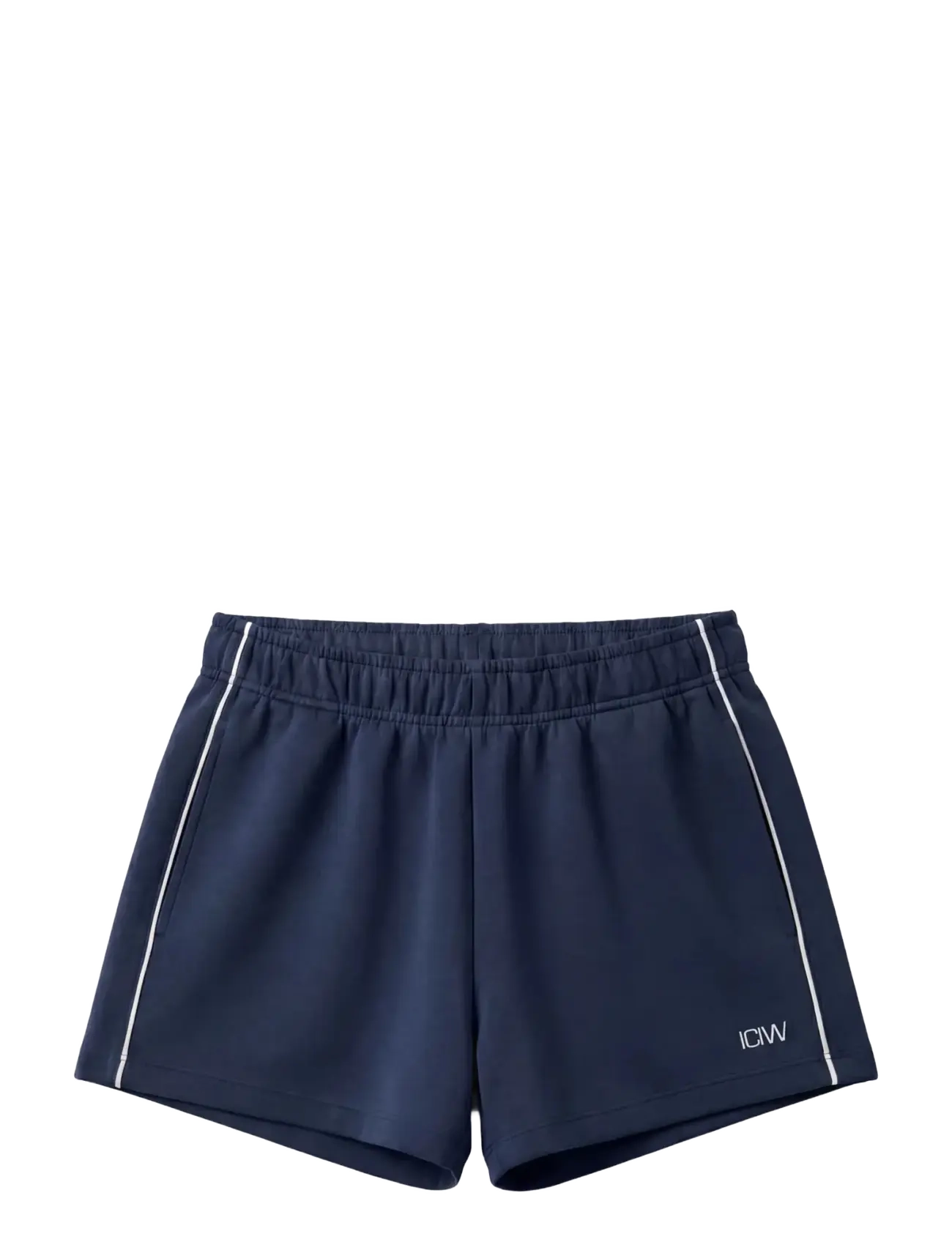 ICANIWILL Contrast Lounge Shorts W Navy - XL - Damen