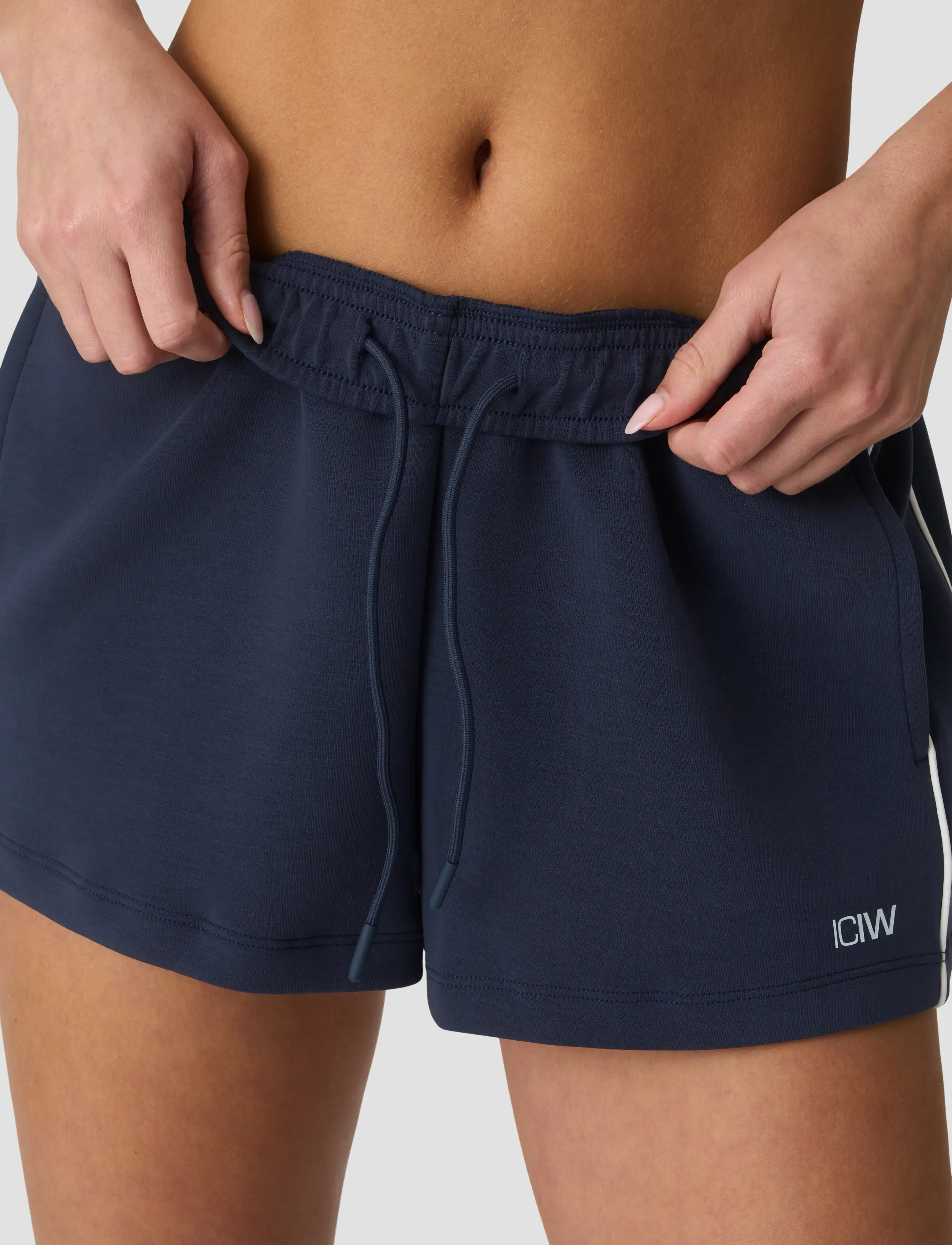 ICANIWILL - Contrast Lounge Shorts W - underdele - midnight blue - 5