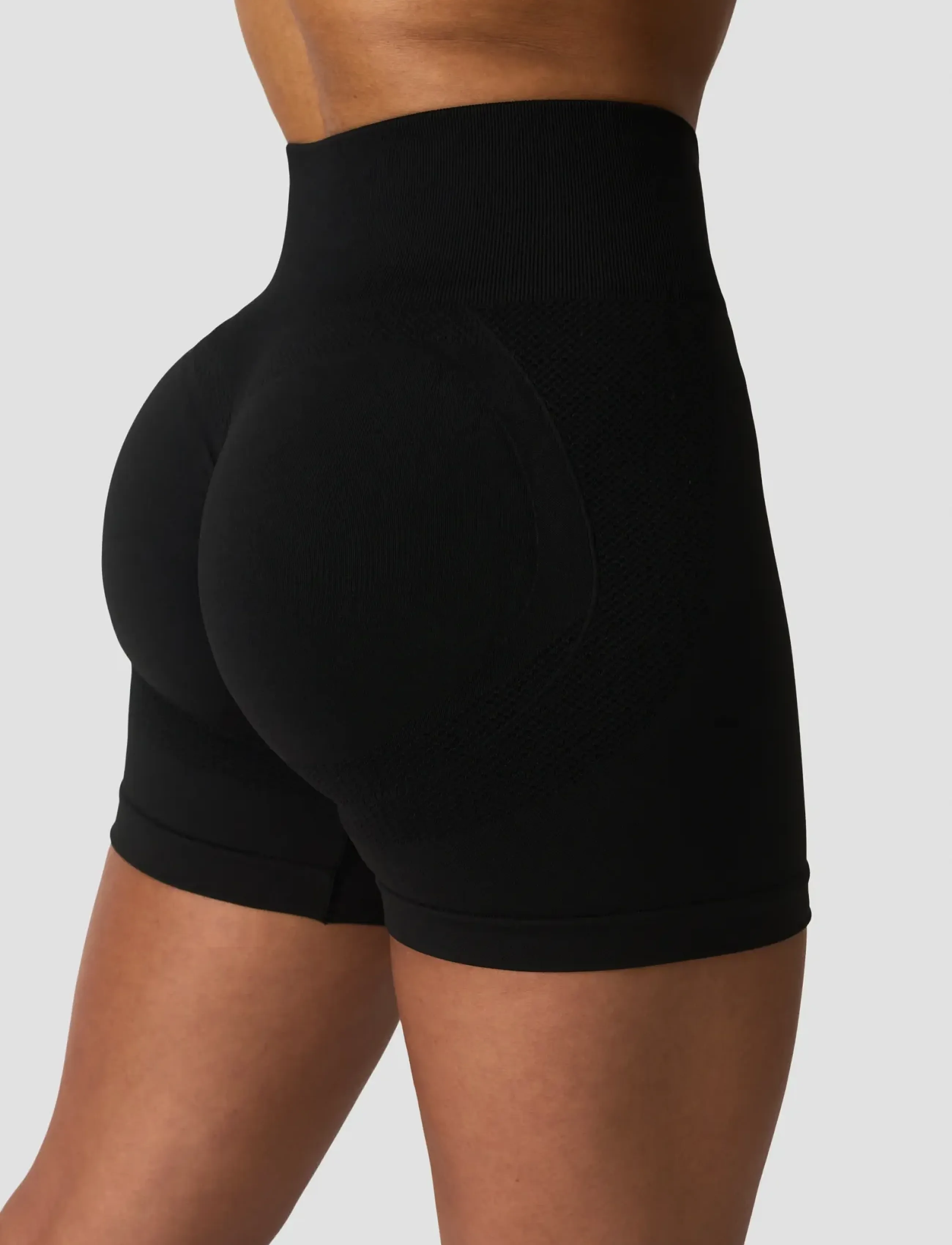 ICANIWILL Sculpt Seamless Midi Shorts W, XS, Sport Tights, Schwarz - Training Frauen