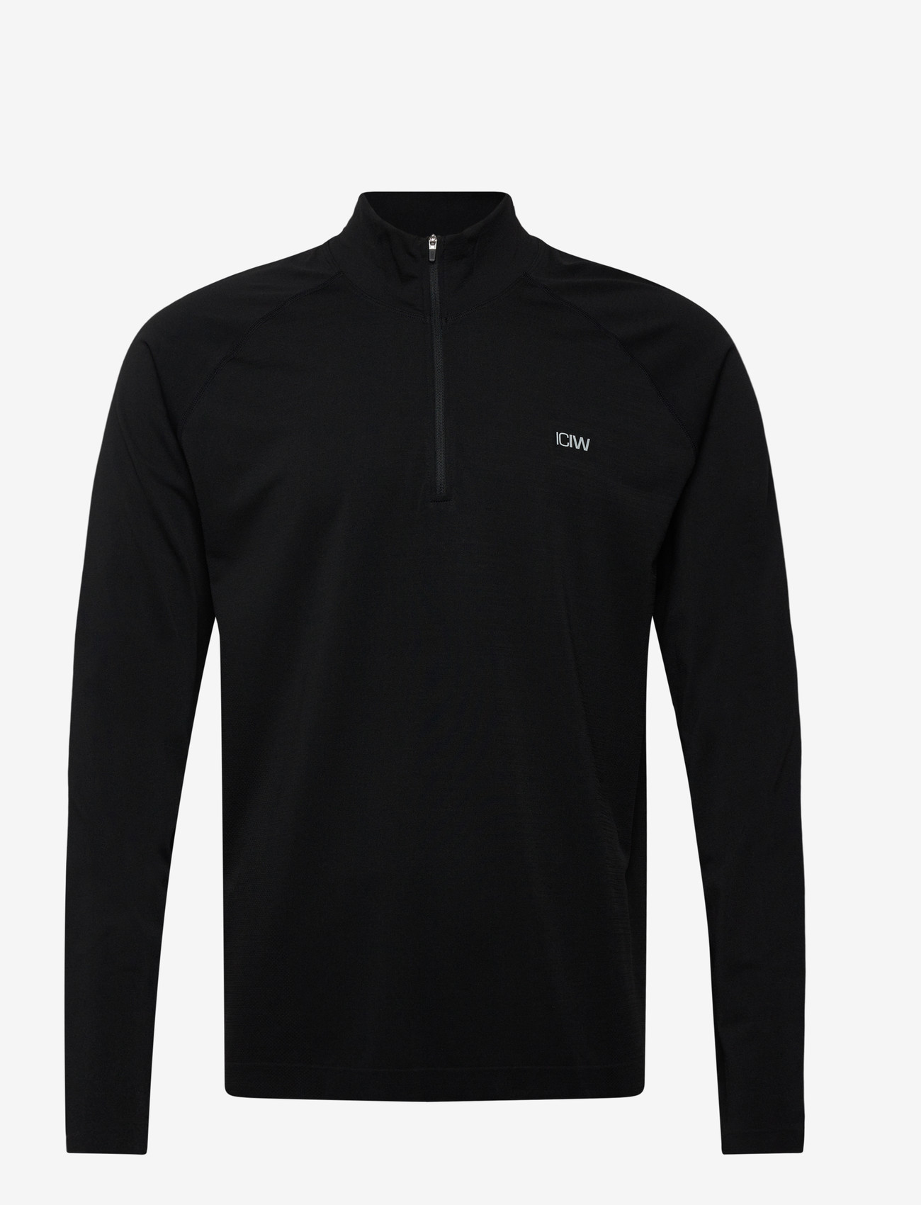 ICANIWILL - Stride 1/4 Longsleeve M - fleece og mellemlag - black - 1