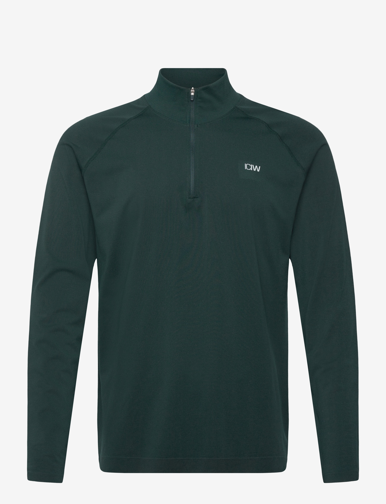 ICANIWILL - Stride 1/4 Longsleeve M - langærmede overdele - wet green - 1