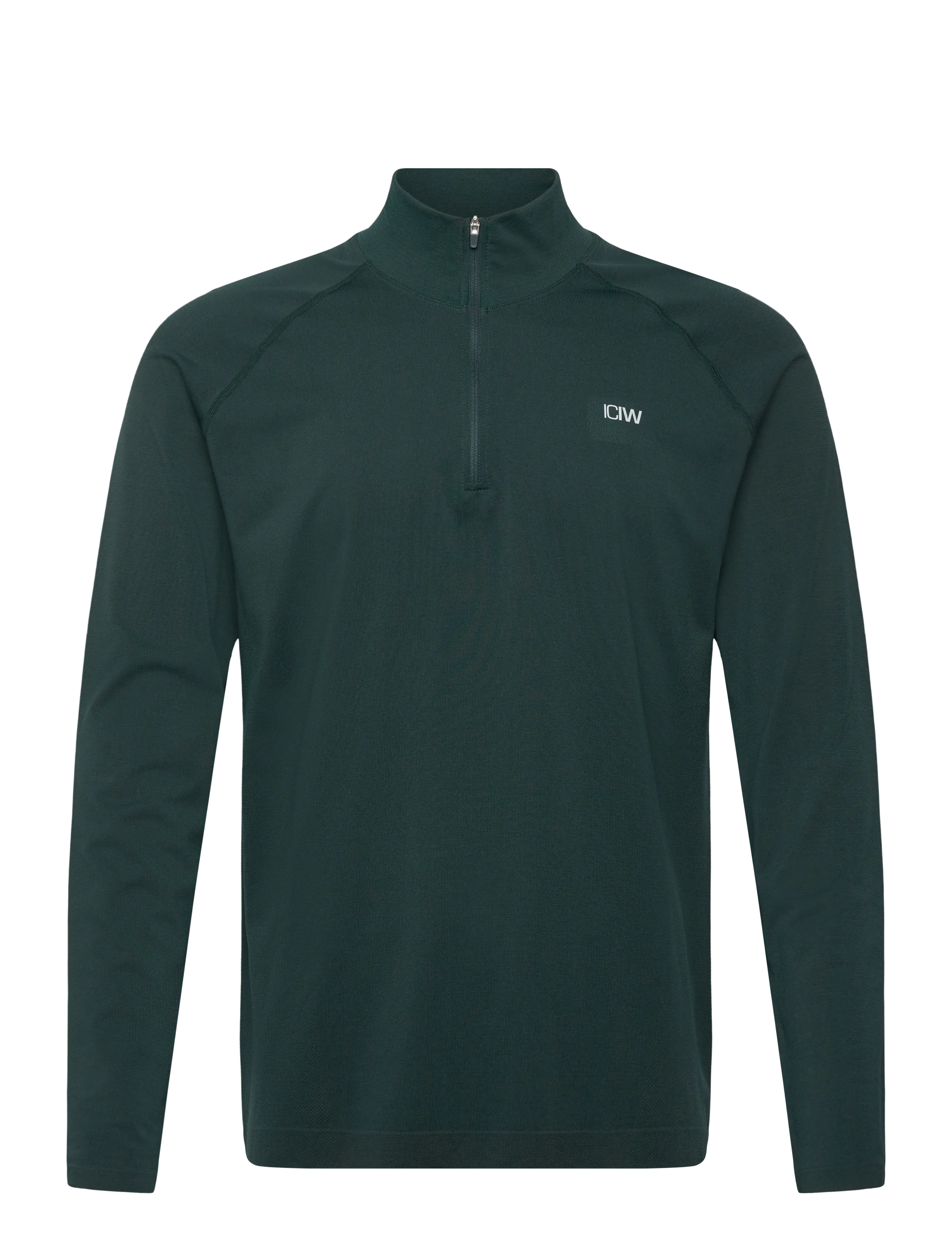 ICANIWILL Stride 1/4 Longsleeve M - T-paidat - WET GREEN / green