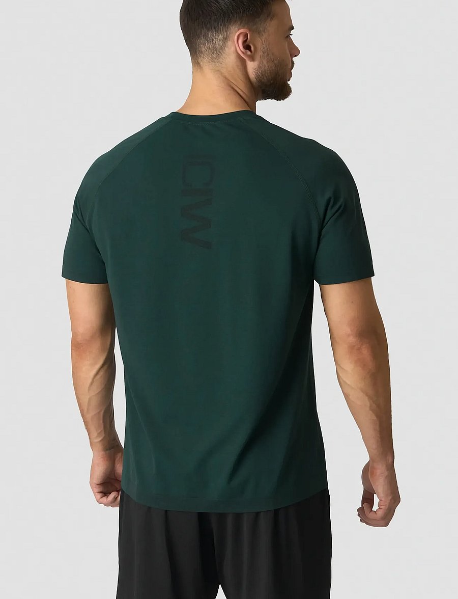 ICANIWILL - Stride T-Shirt M - t-shirts - wet green - 3