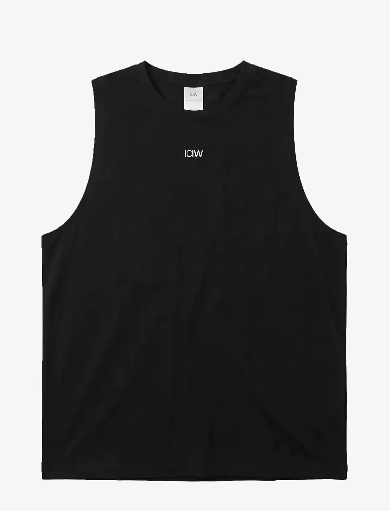 ICANIWILL - Stride Sleeveless Tee M - laveste priser - black - 1