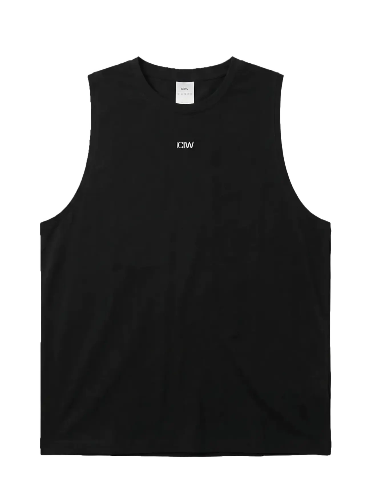 ICANIWILL Stride Sleeveless Tee M - Clothing - BLACK / black
