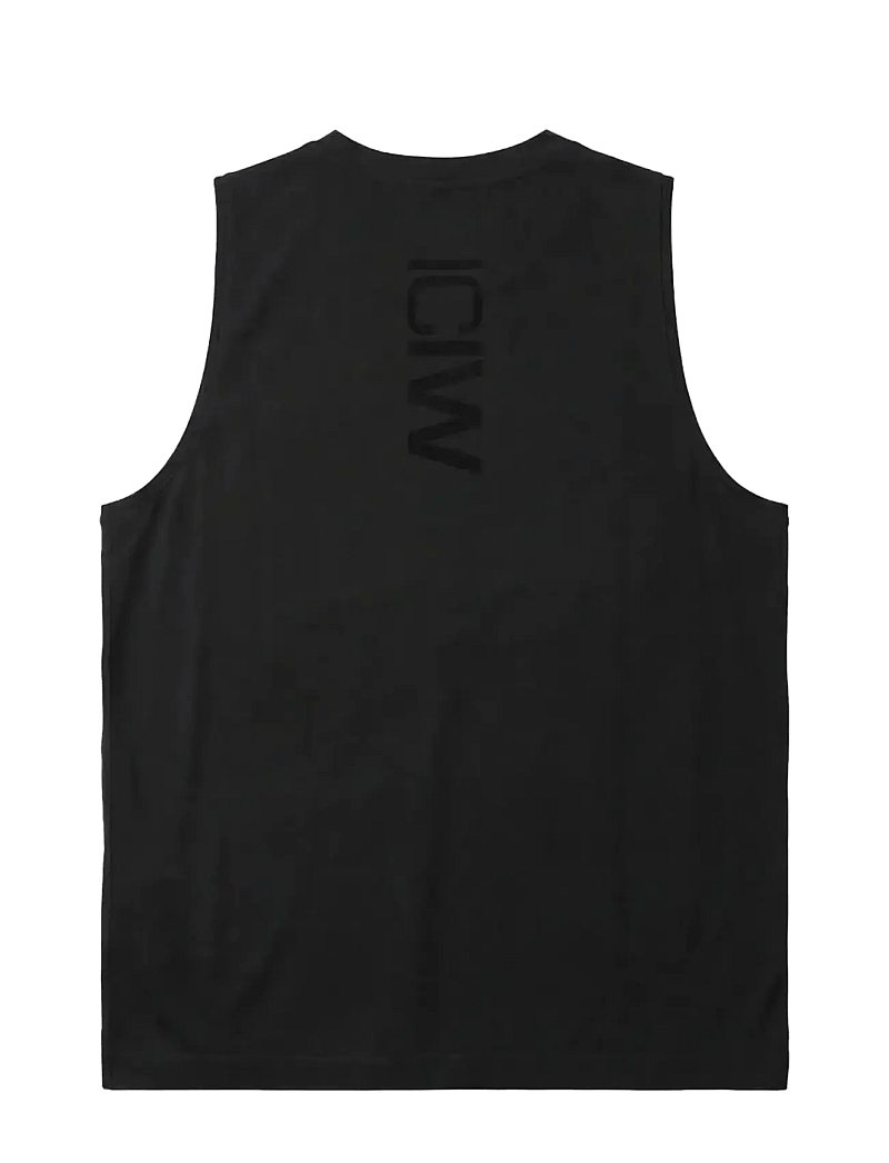 ICANIWILL - Stride Sleeveless Tee M - tank tops - black - 2