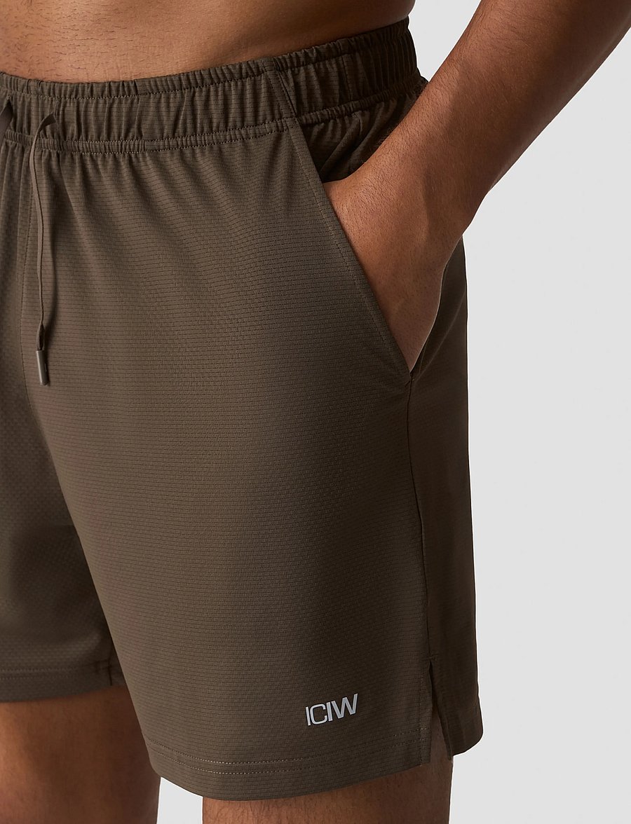 ICANIWILL - Stride Shorts M - forest brown - 4