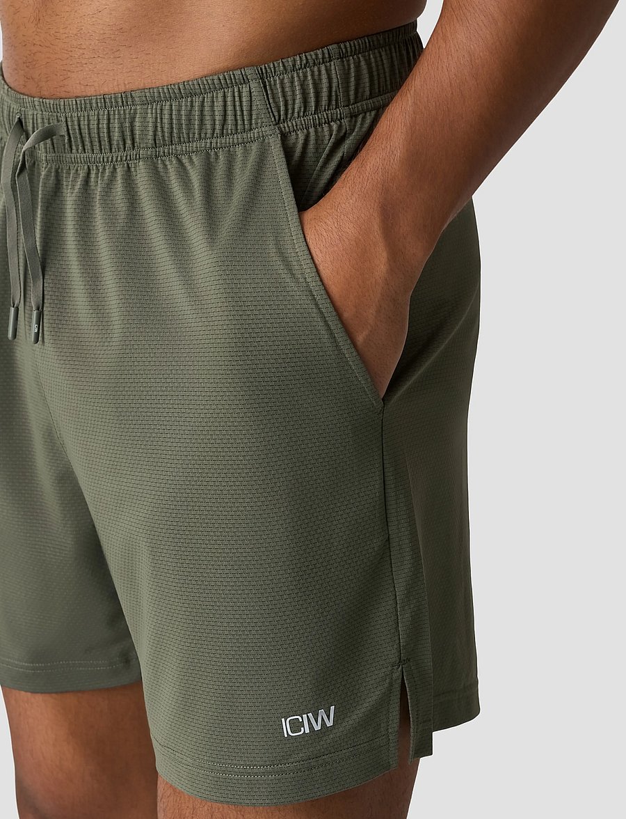 ICANIWILL - Stride Shorts M - træningsshorts - warm green - 4