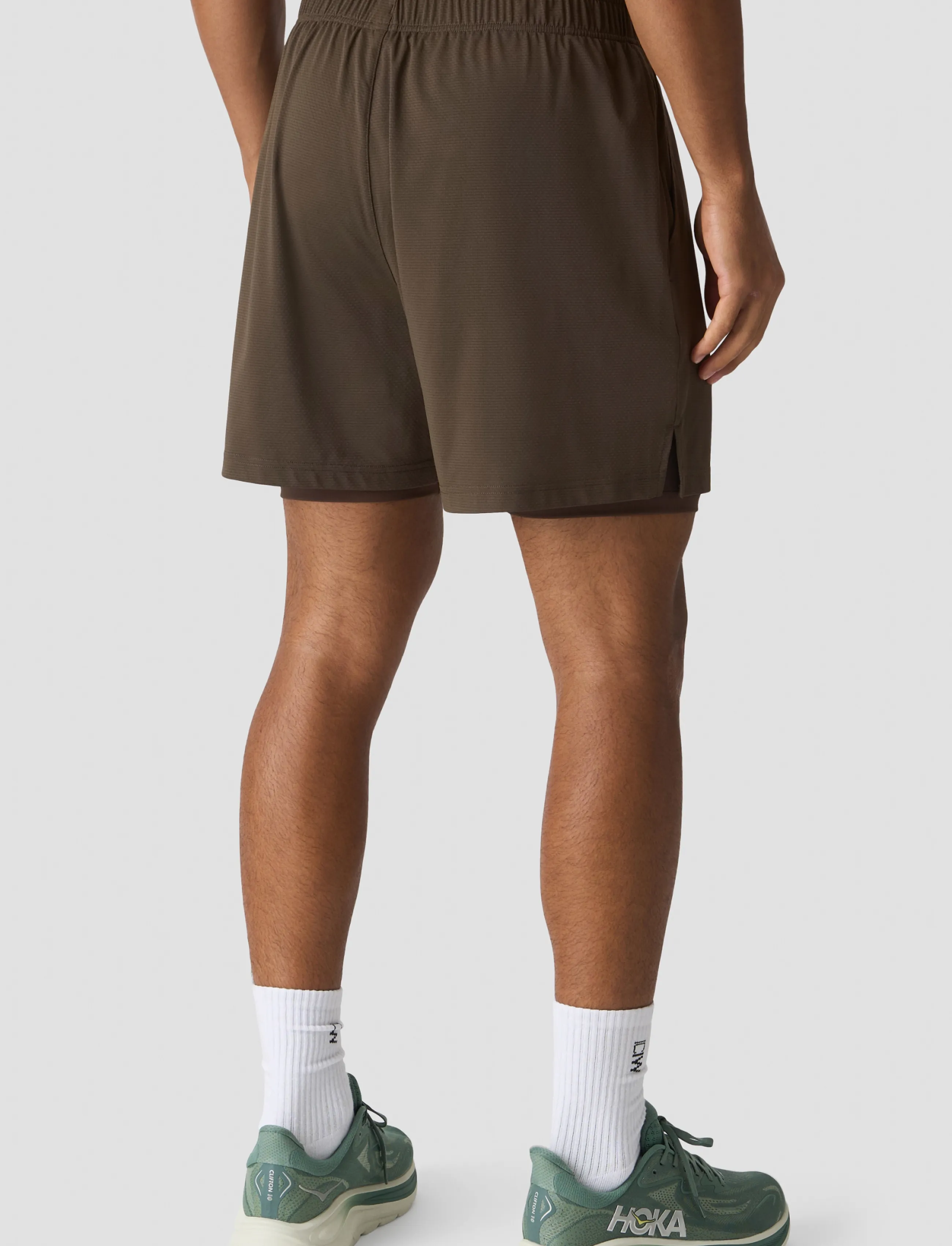 ICANIWILL - Stride 2-in-1 Shorts M - trainingsshorts - forest brown - 3