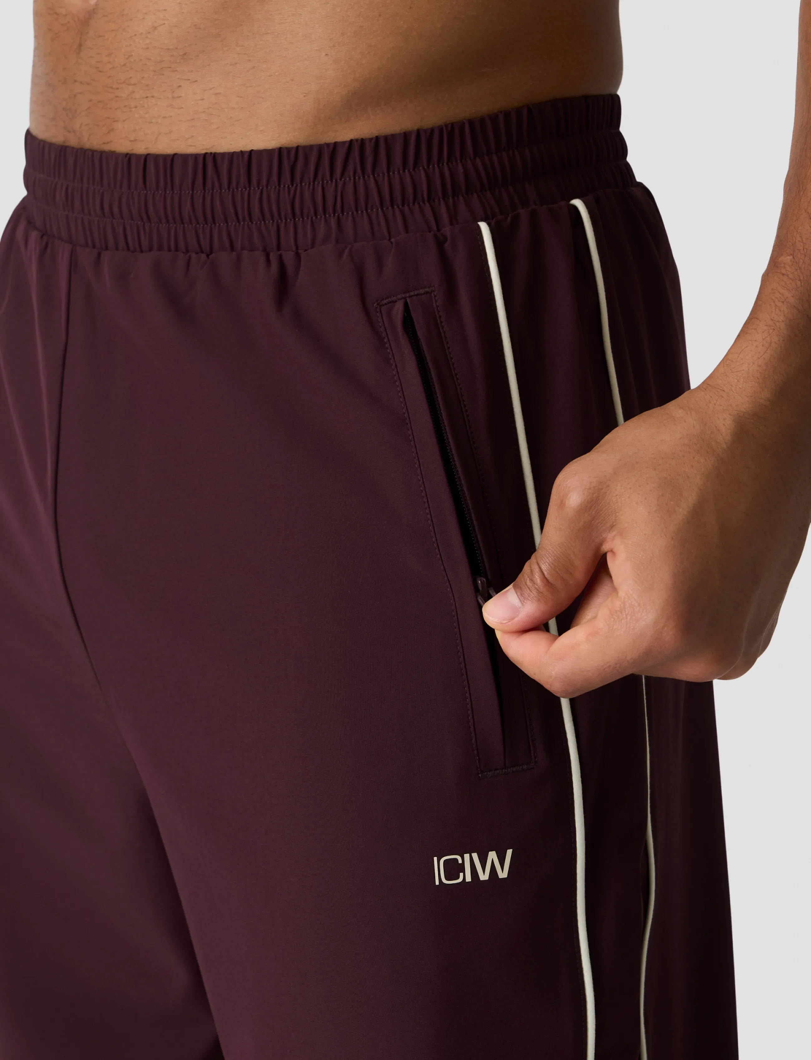 ICANIWILL - Contrast Track Pants M - trainingshosen - espresso - 4