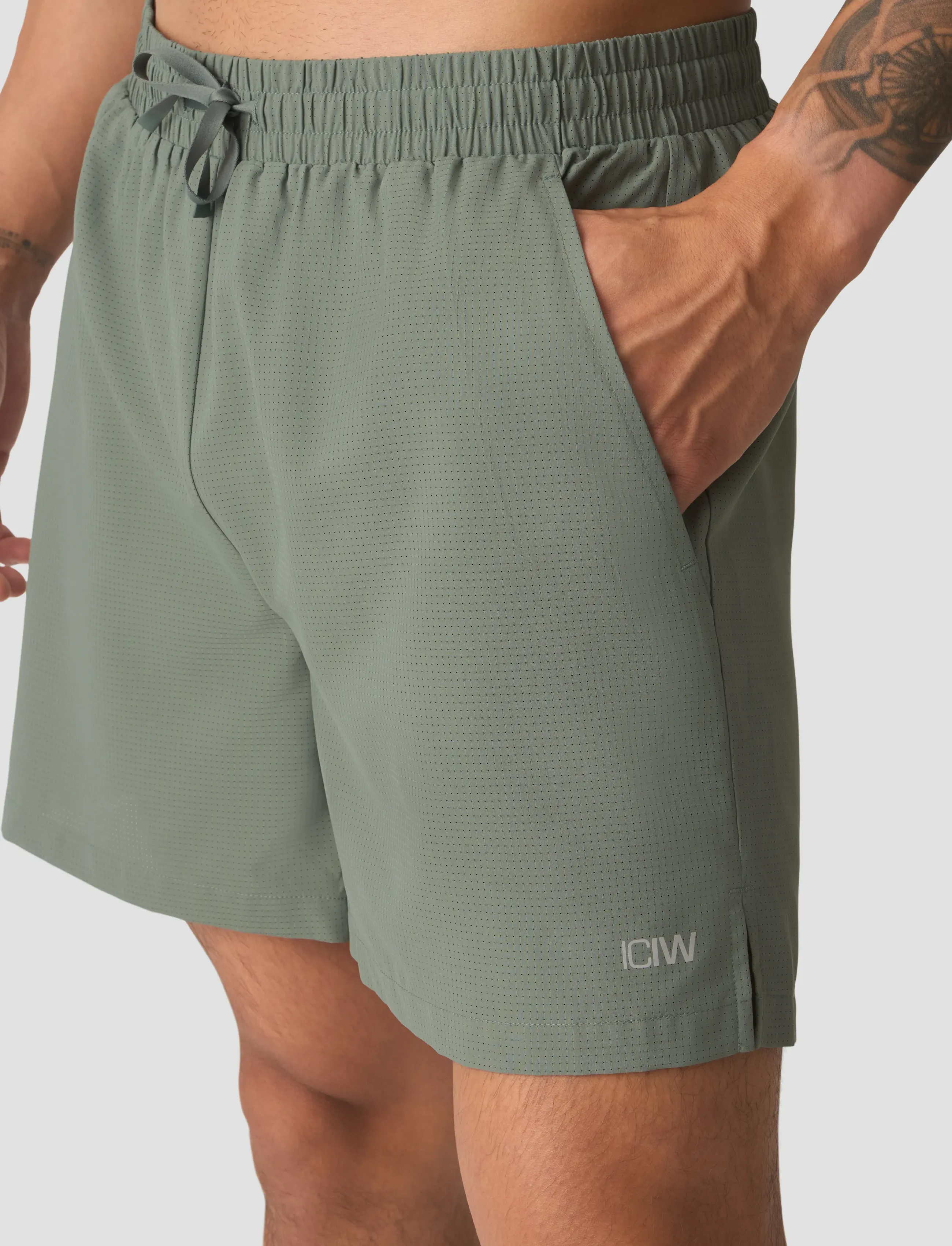 ICANIWILL - Ignite Mesh Shorts M - träningsshorts - sea green - 4