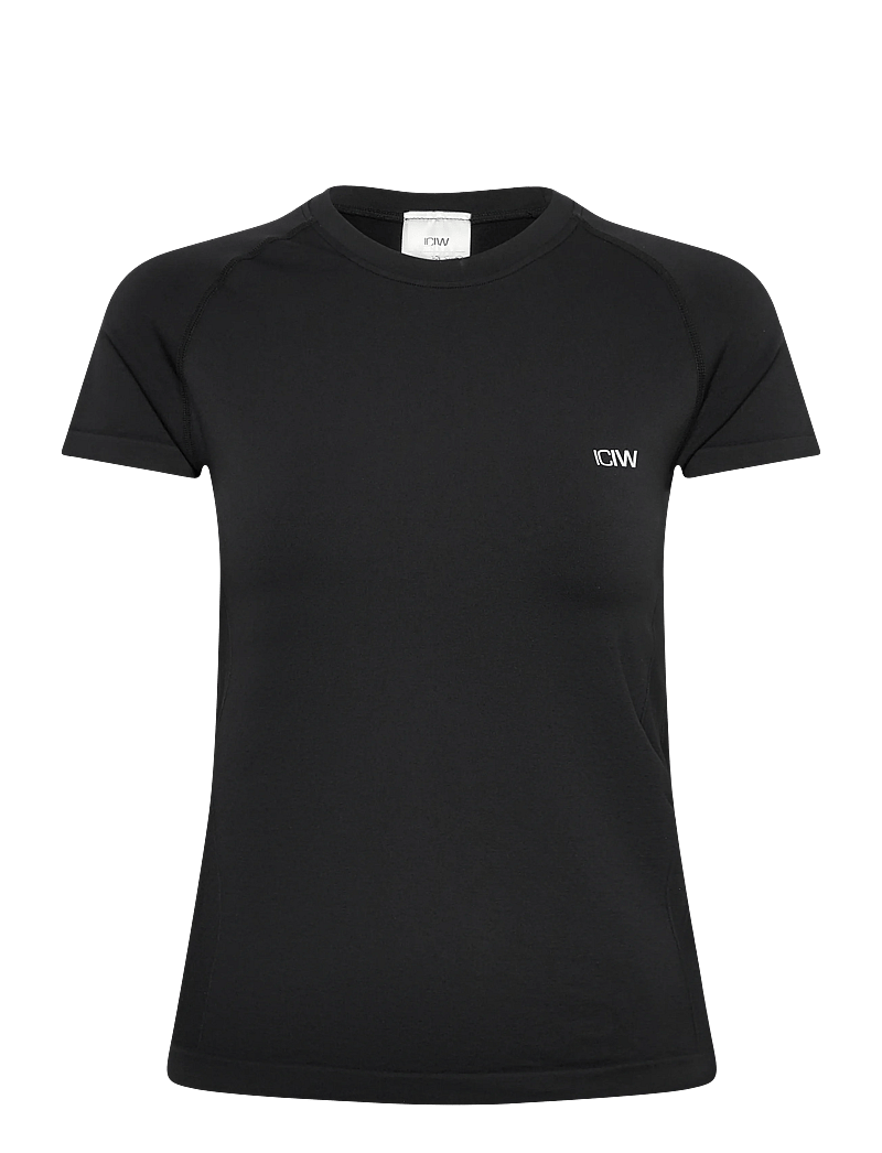 ICANIWILL - Define Seamless T-shirt W - t-shirts - black - 1