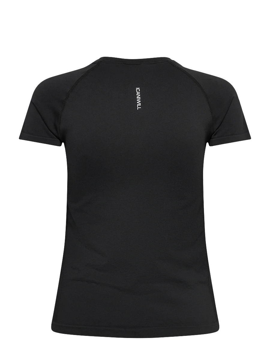 ICANIWILL - Define Seamless T-shirt W - t-shirty - black - 2