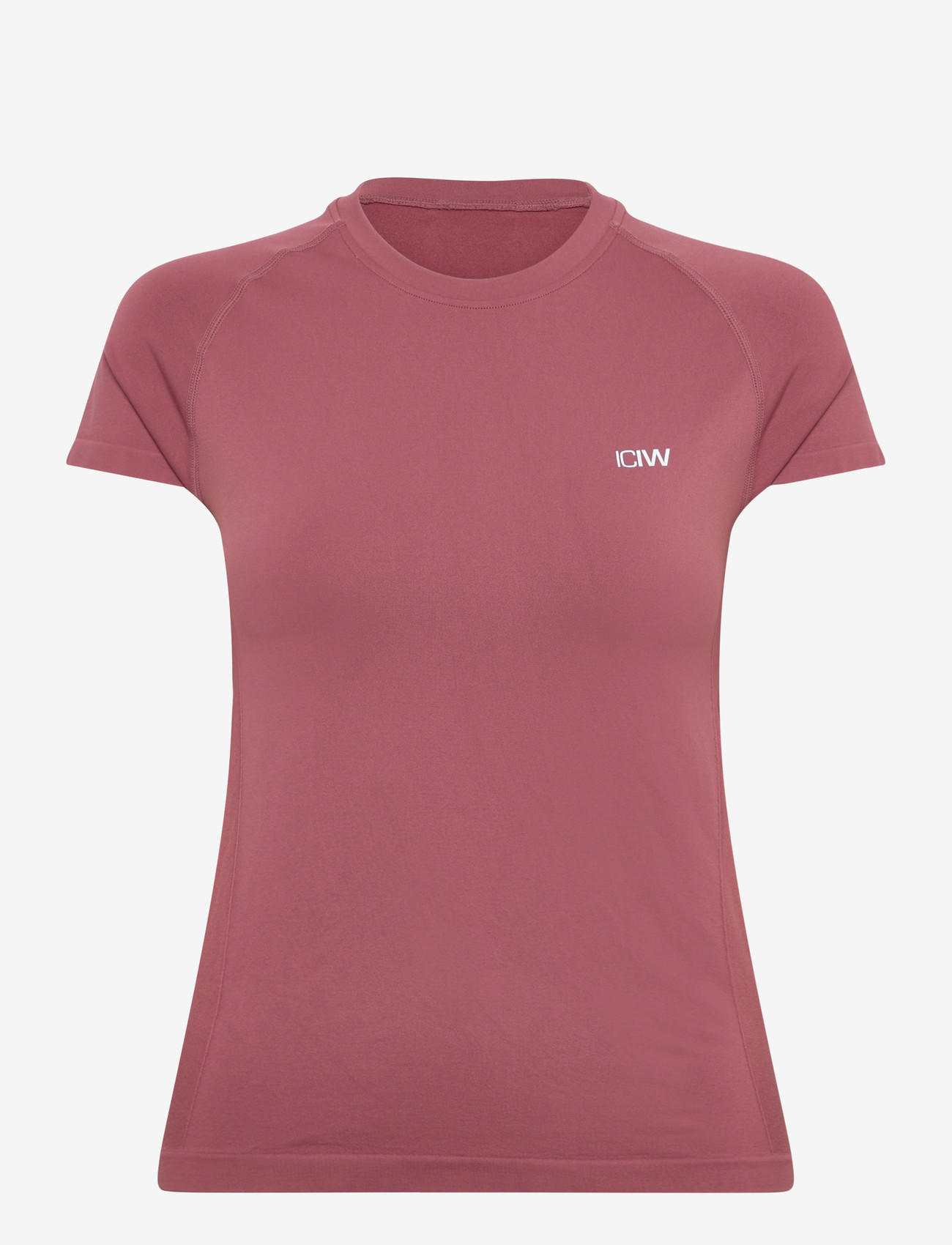 ICANIWILL - Define Seamless T-shirt W - t-shirts - calm red - 1