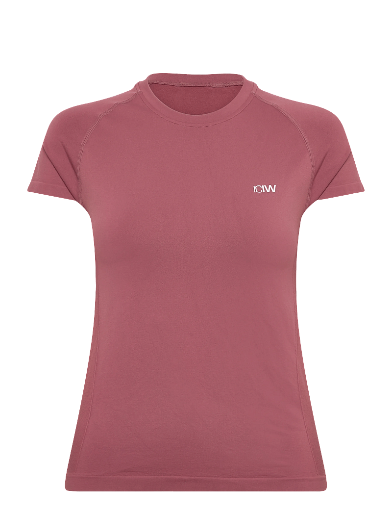 ICANIWILL - Define Seamless T-shirt W - t-shirts - calm red - 1