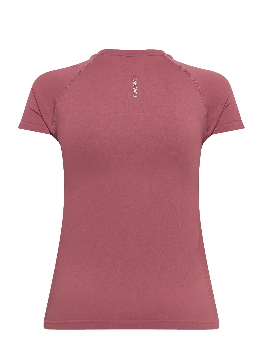 ICANIWILL - Define Seamless T-shirt W - t-shirts - calm red - 2