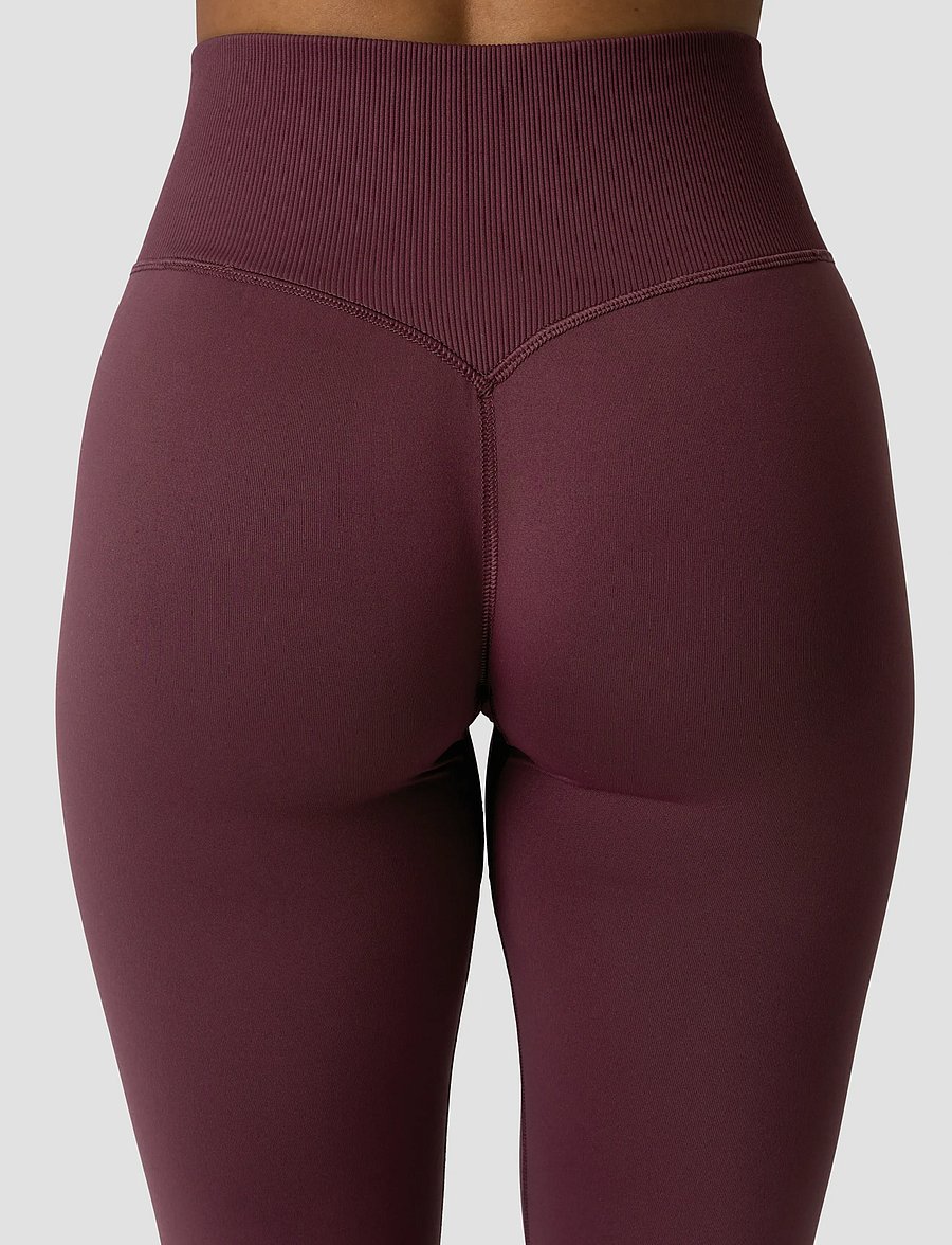 ICANIWILL - Define Seamless V-Shape Tight W - seamless tights - maroon - 4