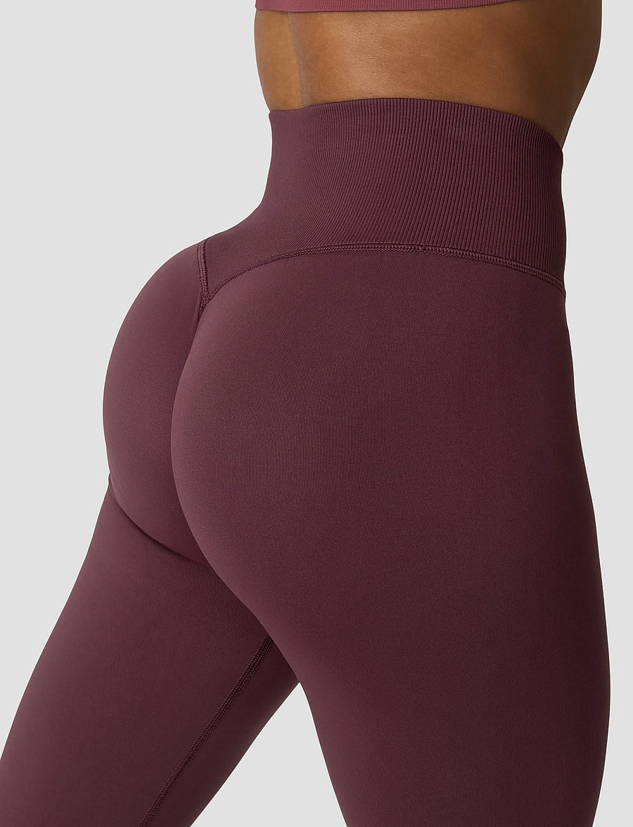 ICANIWILL - Define Seamless V-Shape Tight W - seamless tights - maroon - 5