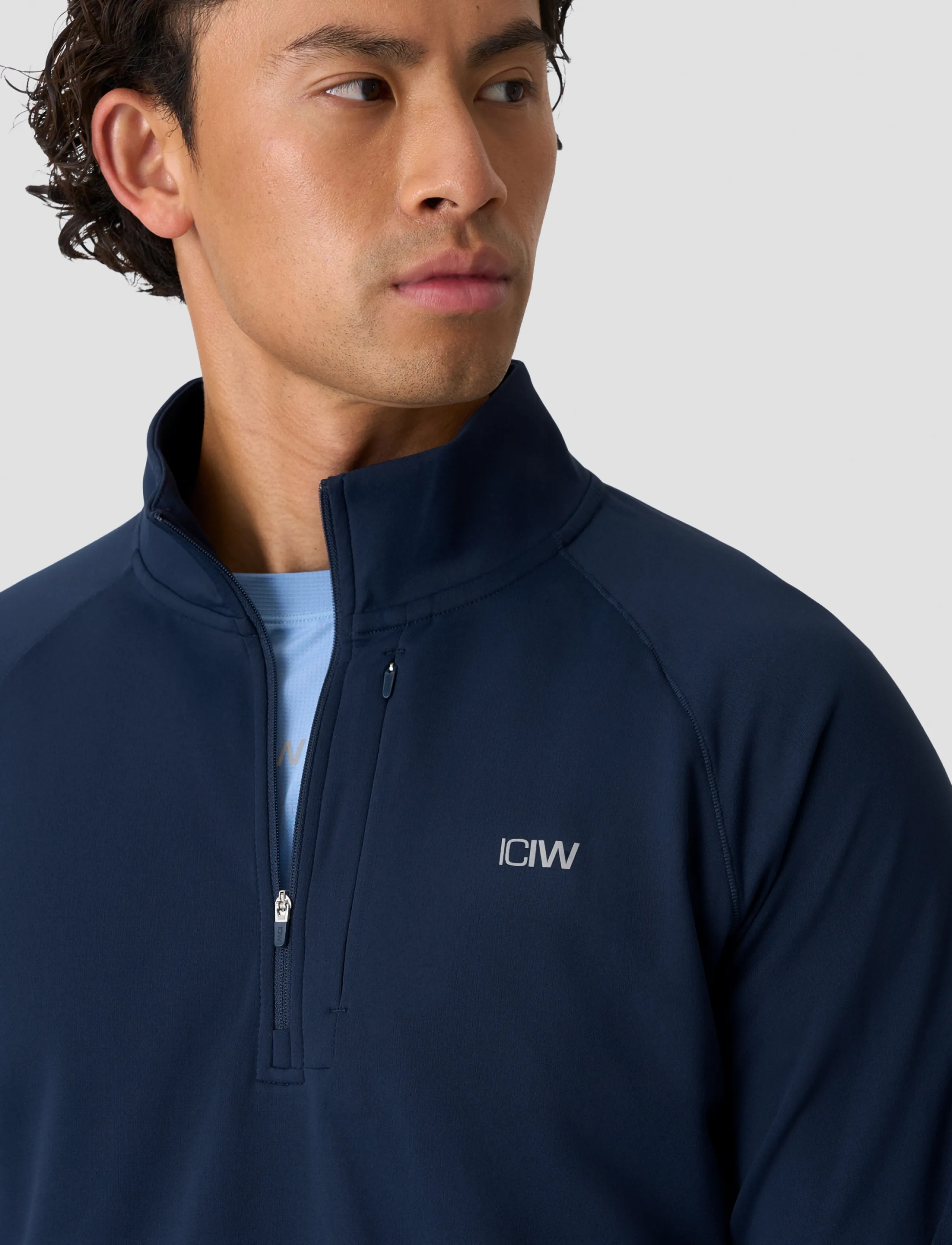 ICANIWILL - Mirage 1/4 Zip Midlayer Long Sleeve M - midnight blue - 4
