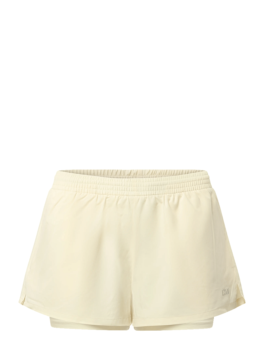 ICANIWILL - Mirage Cardio 2-in-1 Shorts W - træningsshorts - pale lemon - 1