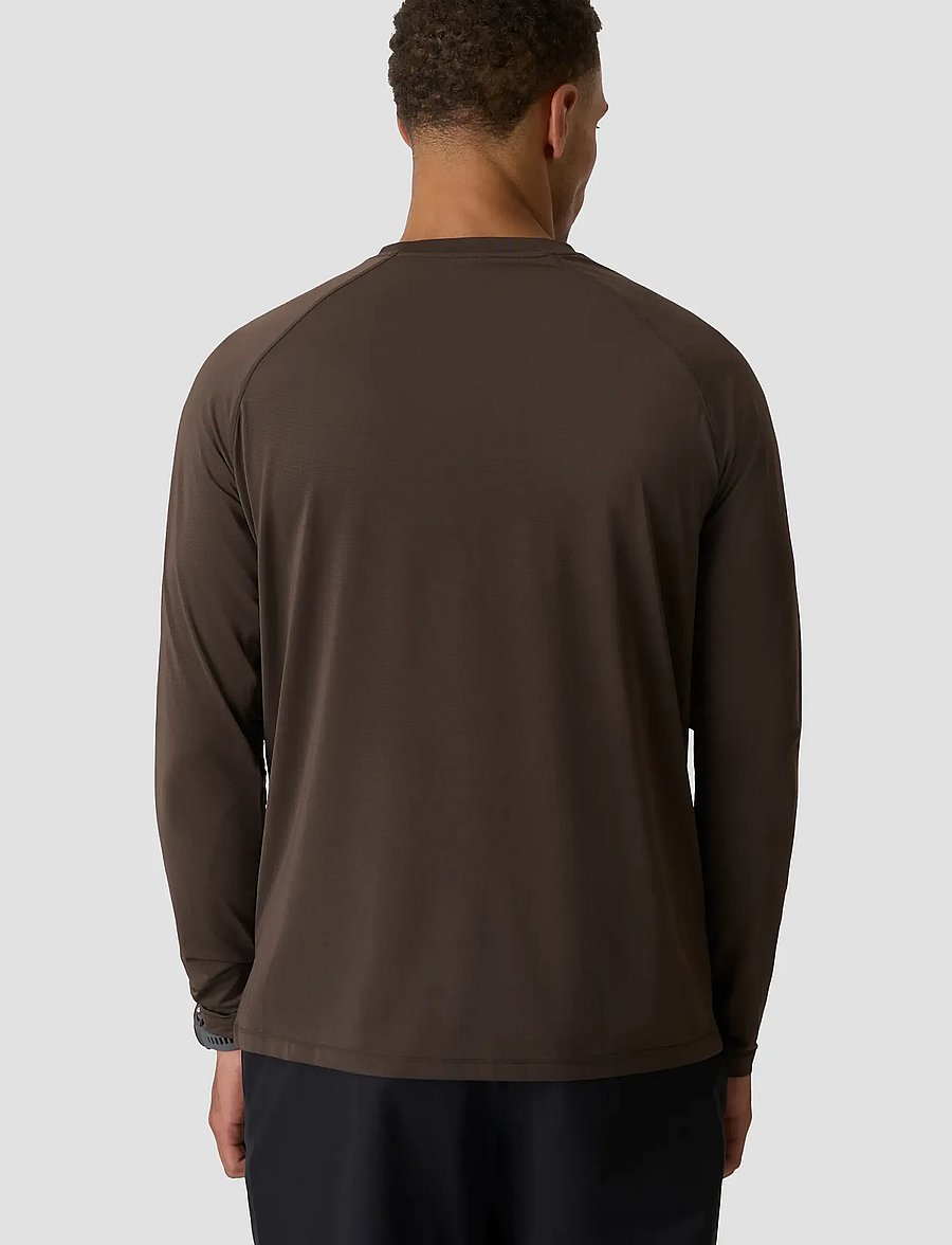 ICANIWILL - Mirage Cardio Long Sleeve M - langarmshirts - forest brown - 3