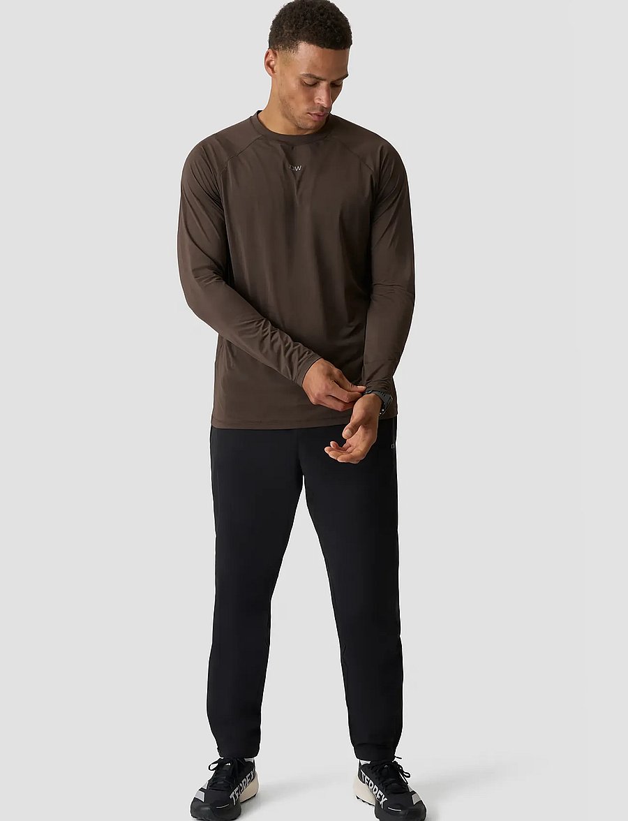ICANIWILL - Mirage Cardio Long Sleeve M - langarmshirts - forest brown - 5
