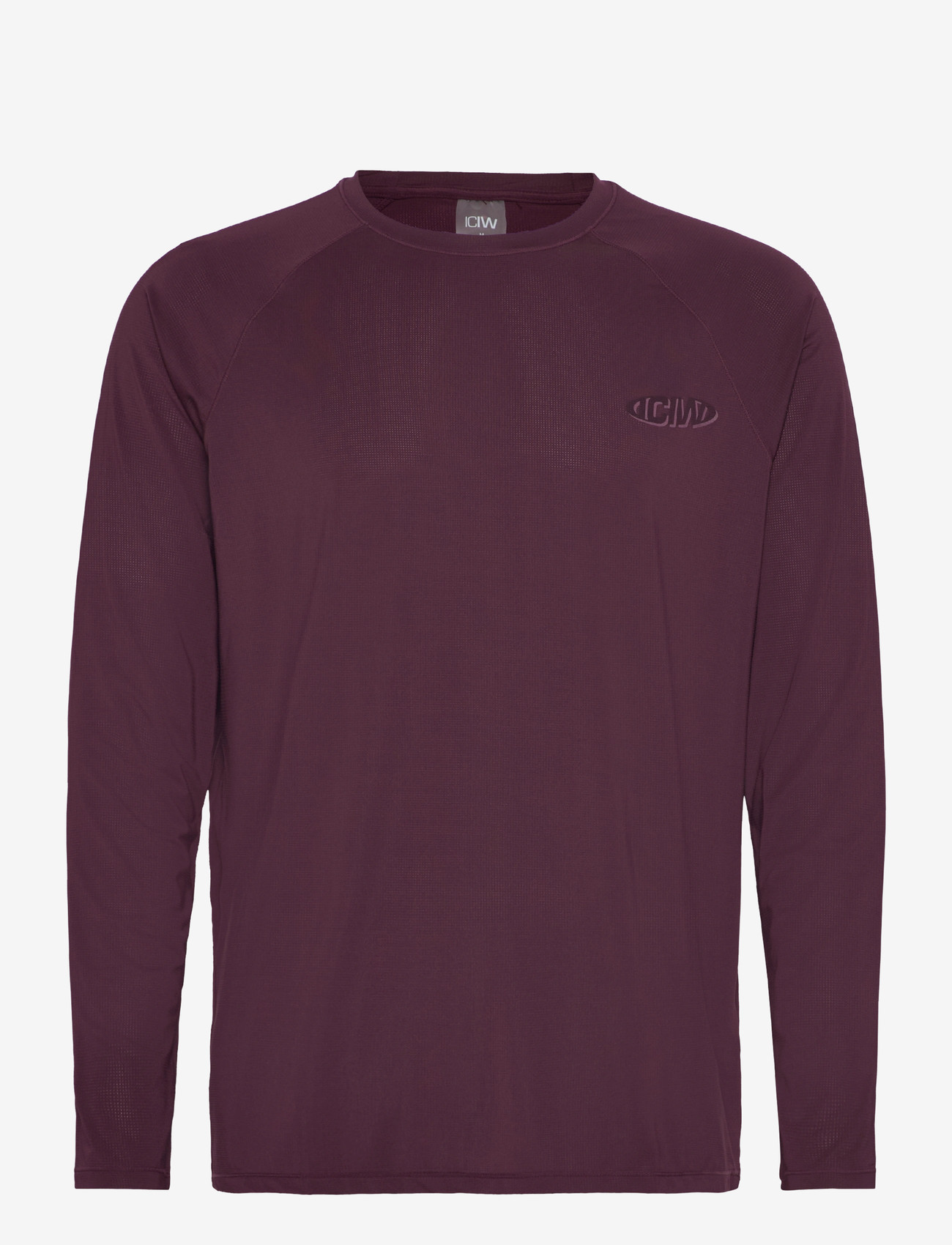 ICANIWILL - Mirage Cardio Long Sleeve - toppe & t-shirts - maroon red - 1