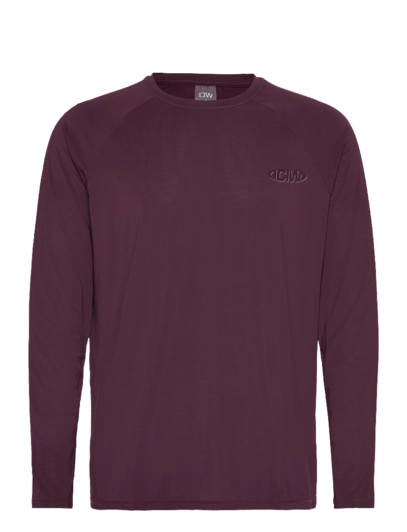 ICANIWILL - Mirage Cardio Long Sleeve - langarmshirts - maroon red - 1