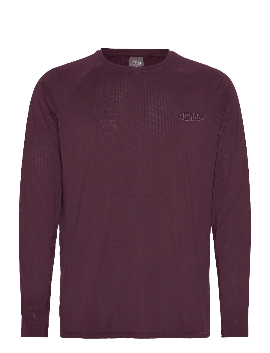 ICANIWILL - Mirage Cardio Long Sleeve - langarmshirts - maroon red - 1