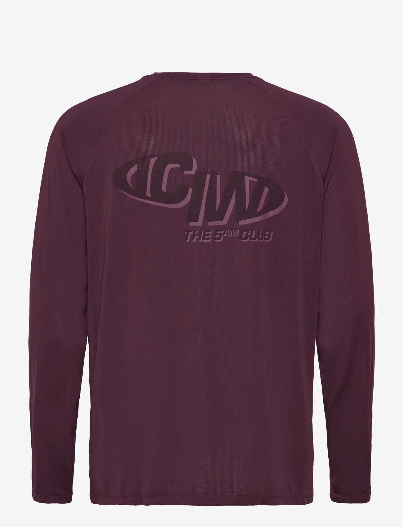 ICANIWILL - Mirage Cardio Long Sleeve - toppe & t-shirts - maroon red - 2