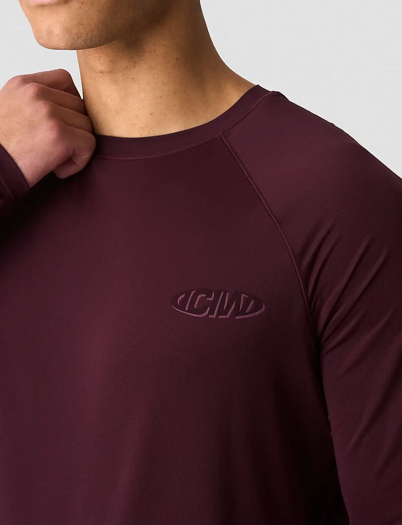 ICANIWILL - Mirage Cardio Long Sleeve - langarmshirts - maroon red - 3