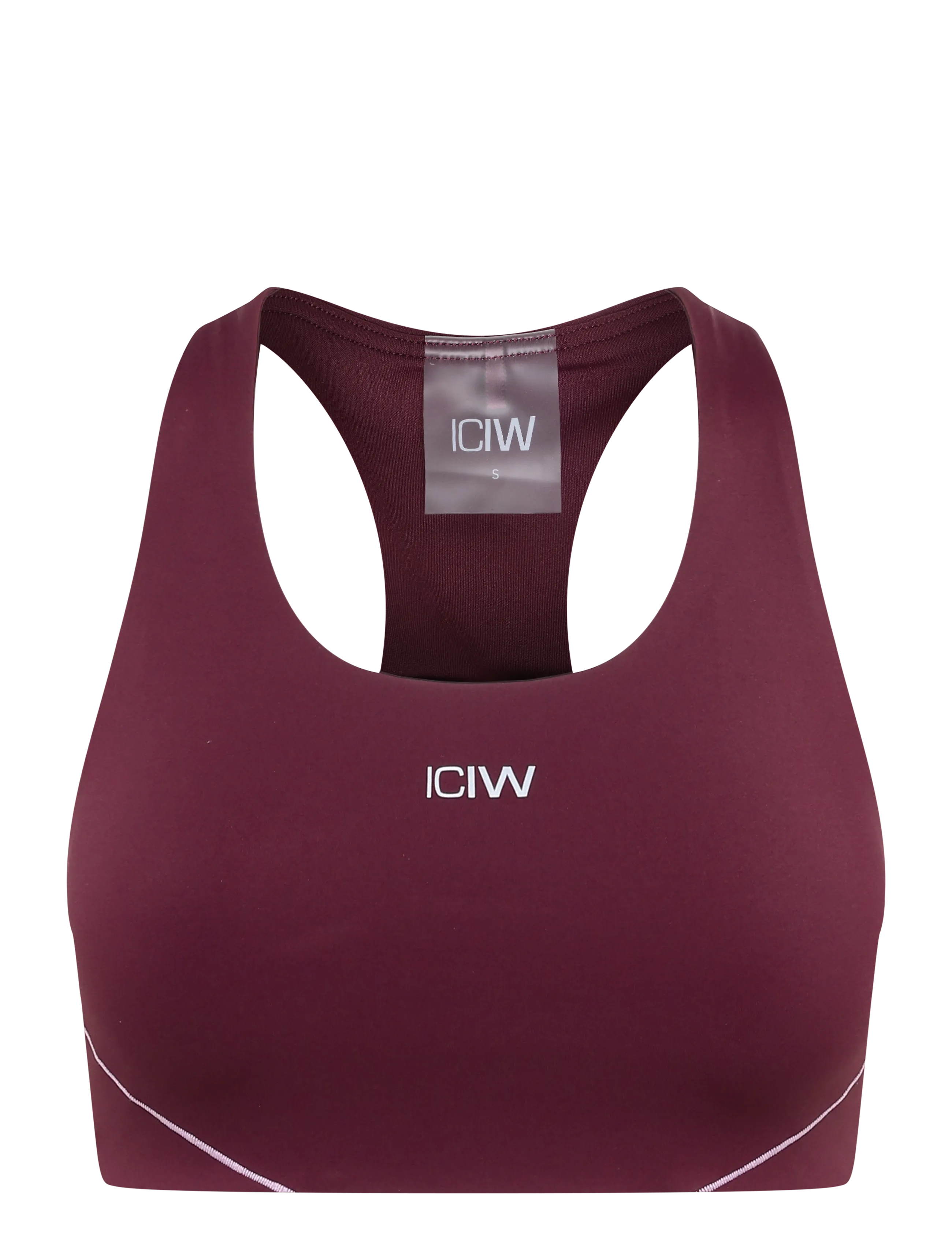 ICANIWILL Mirage Cardio Mid Support Sports Bra W - Rinnahoidjad - DARK MAHOGANY / burgundy