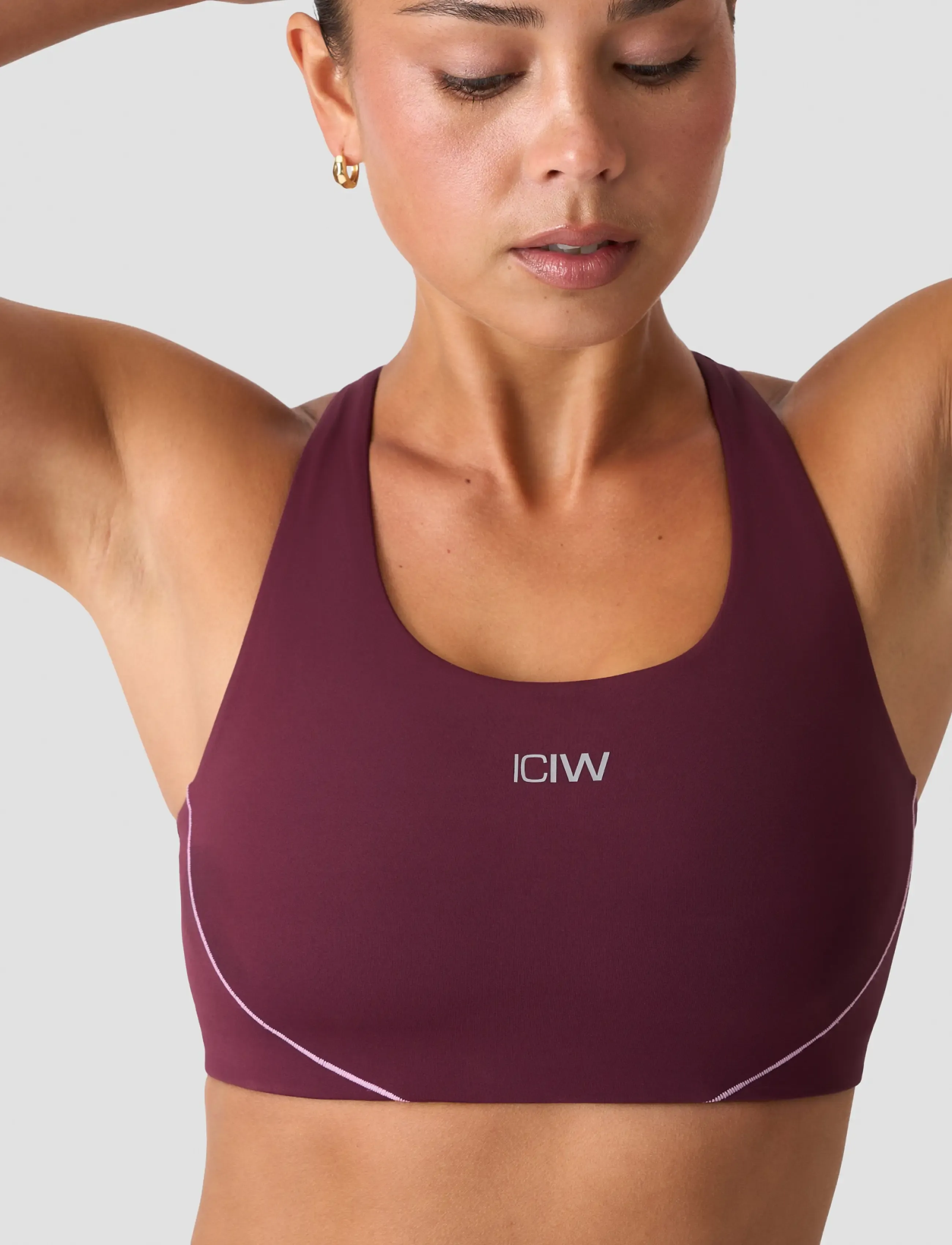 ICANIWILL - Mirage Cardio Mid Support Sports Bra W - keskmine toestus - dark mahogany - 4