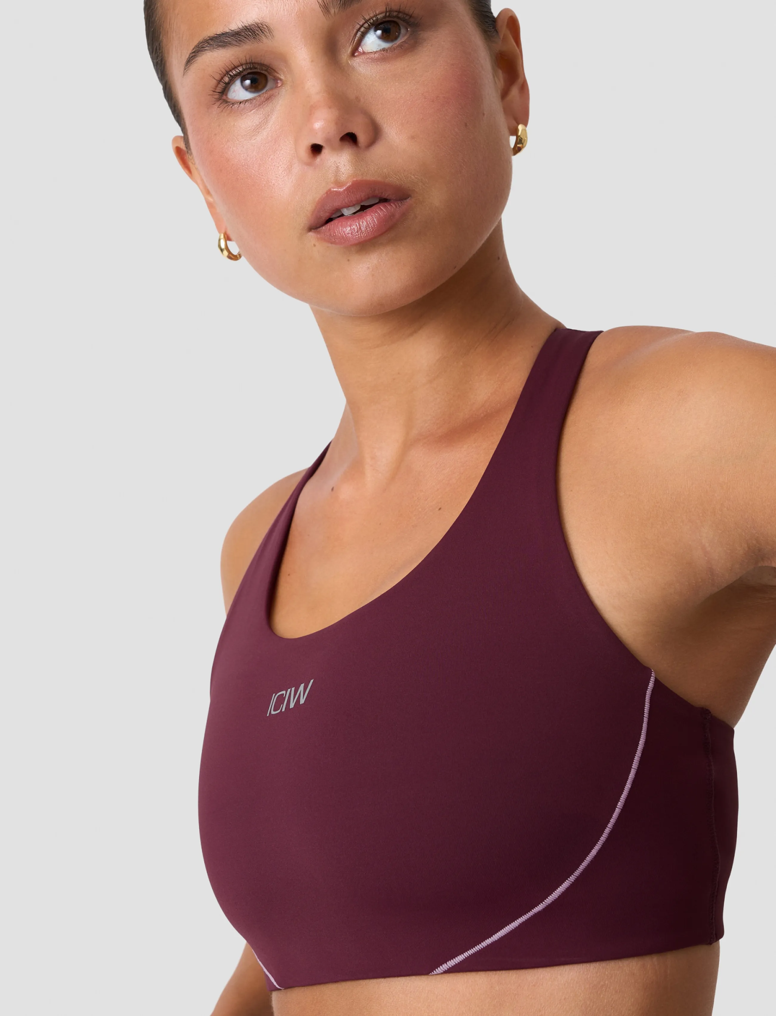 ICANIWILL - Mirage Cardio Mid Support Sports Bra W - keskmine toestus - dark mahogany - 5