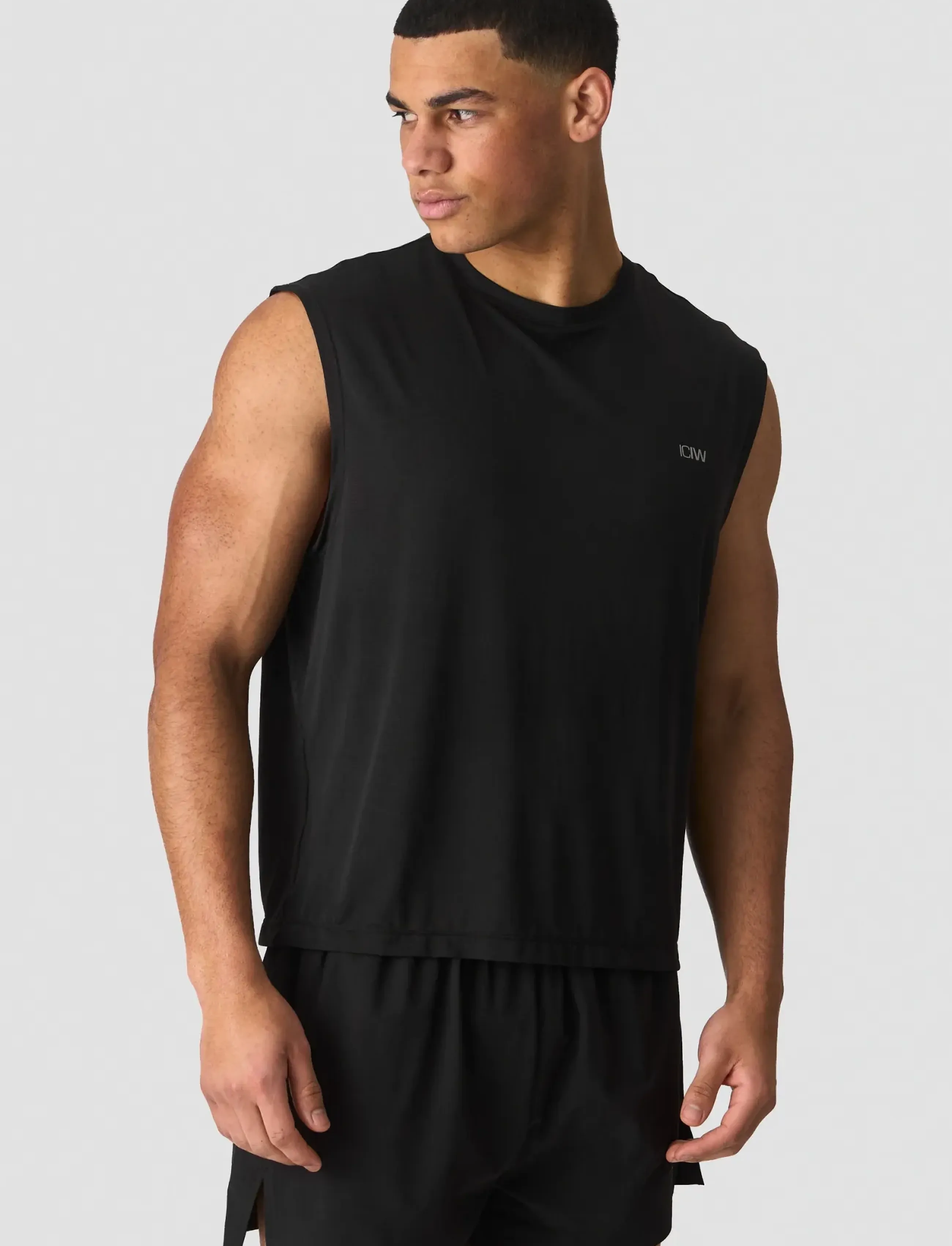 ICANIWILL Mirage Cardio Sleeveless Tee M, Mænd, Tanktop, Sort, Str: S