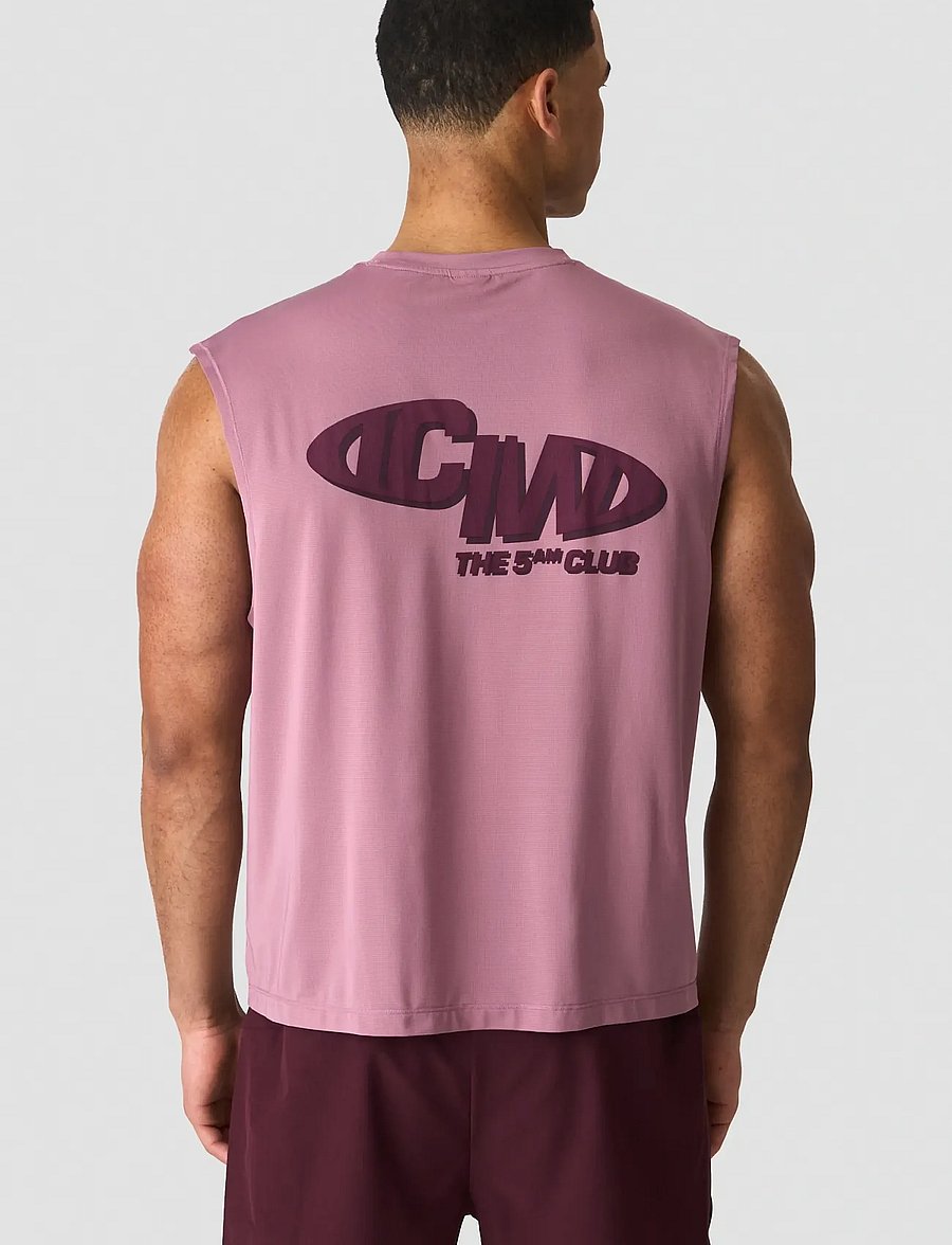 ICANIWILL - Mirage Cardio Sleeveless Tee M - Õlapaeltega pluusid - orchid pink - 0