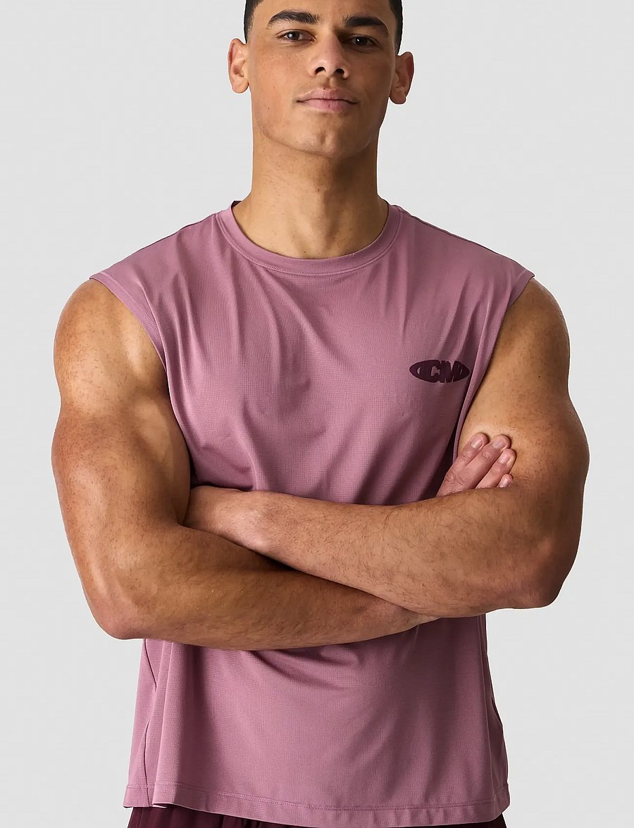 ICANIWILL - Mirage Cardio Sleeveless Tee M - Õlapaeltega pluusid - orchid pink - 3