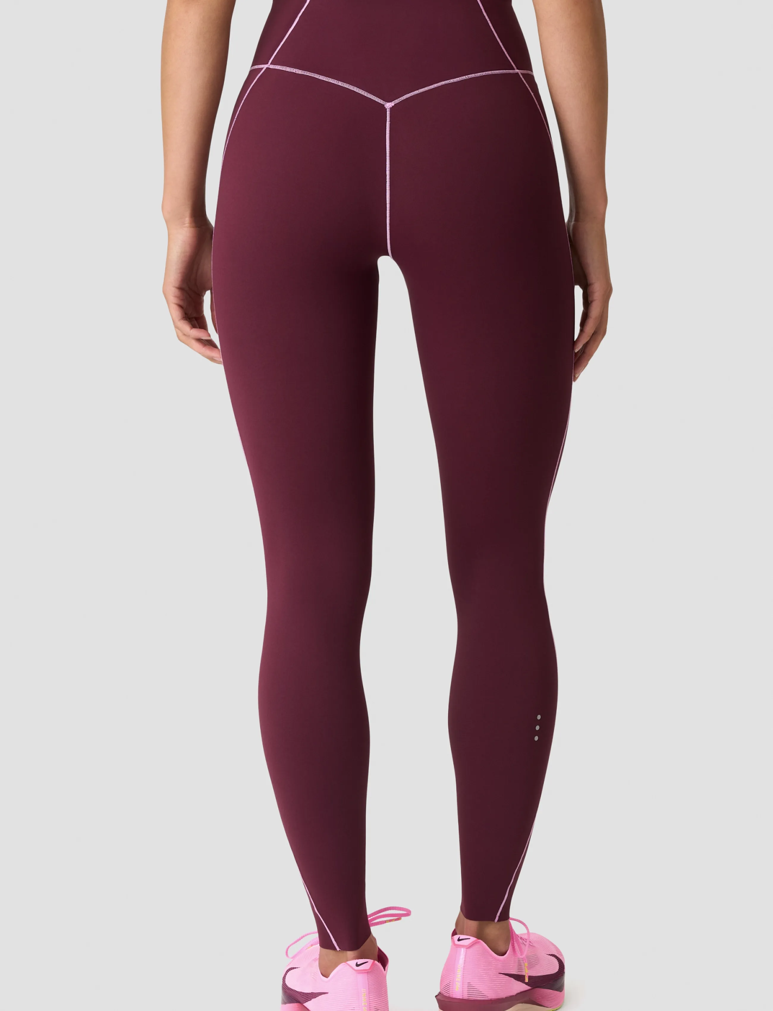 ICANIWILL - Mirage Cardio V-shape Tights W - fuld længde - dark mahogany - 3