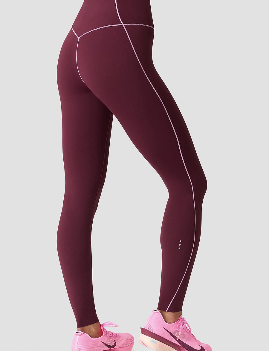 ICANIWILL - Mirage Cardio V-shape Tights W - fuld længde - dark mahogany - 4