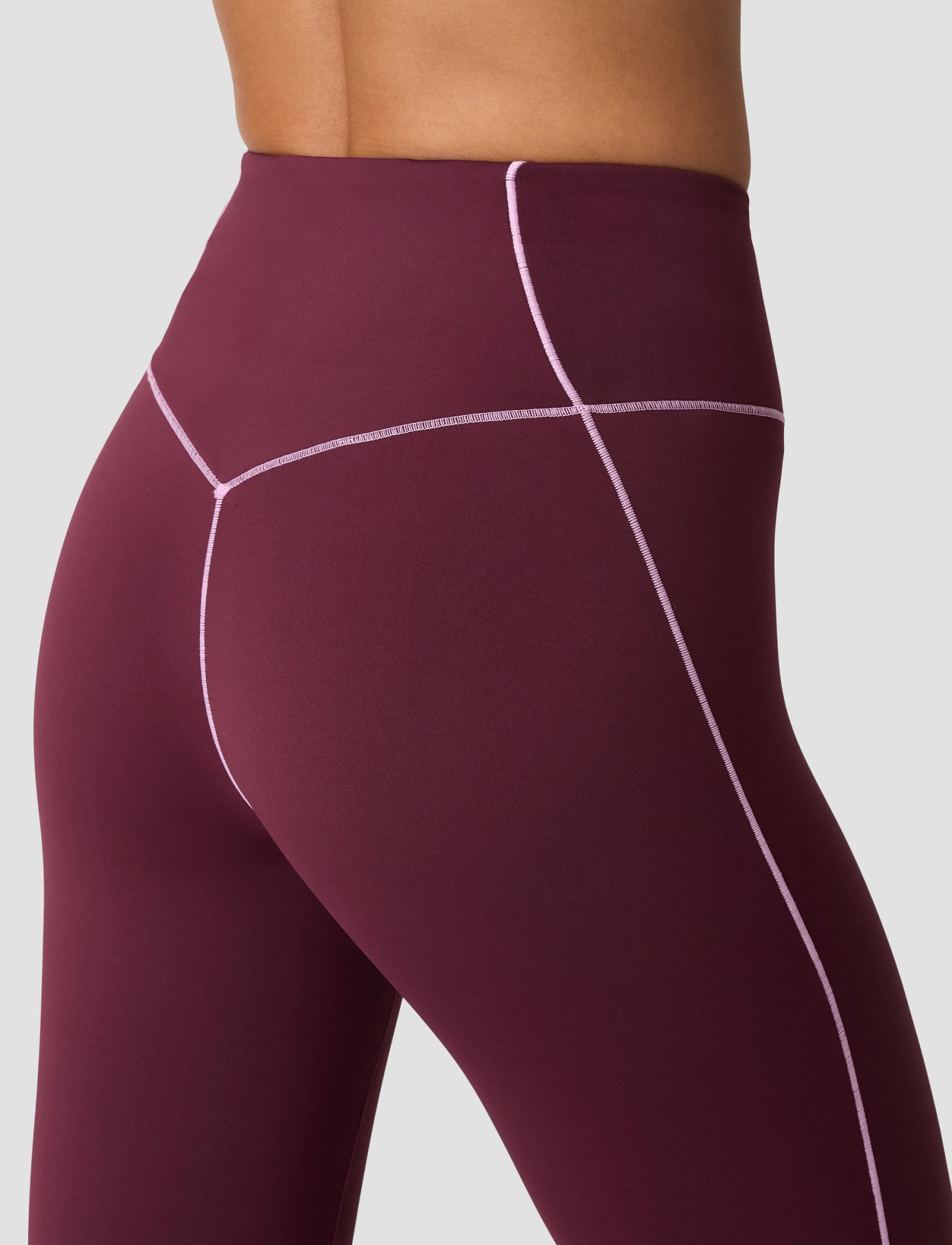 ICANIWILL - Mirage Cardio V-shape Tights W - fuld længde - dark mahogany - 5