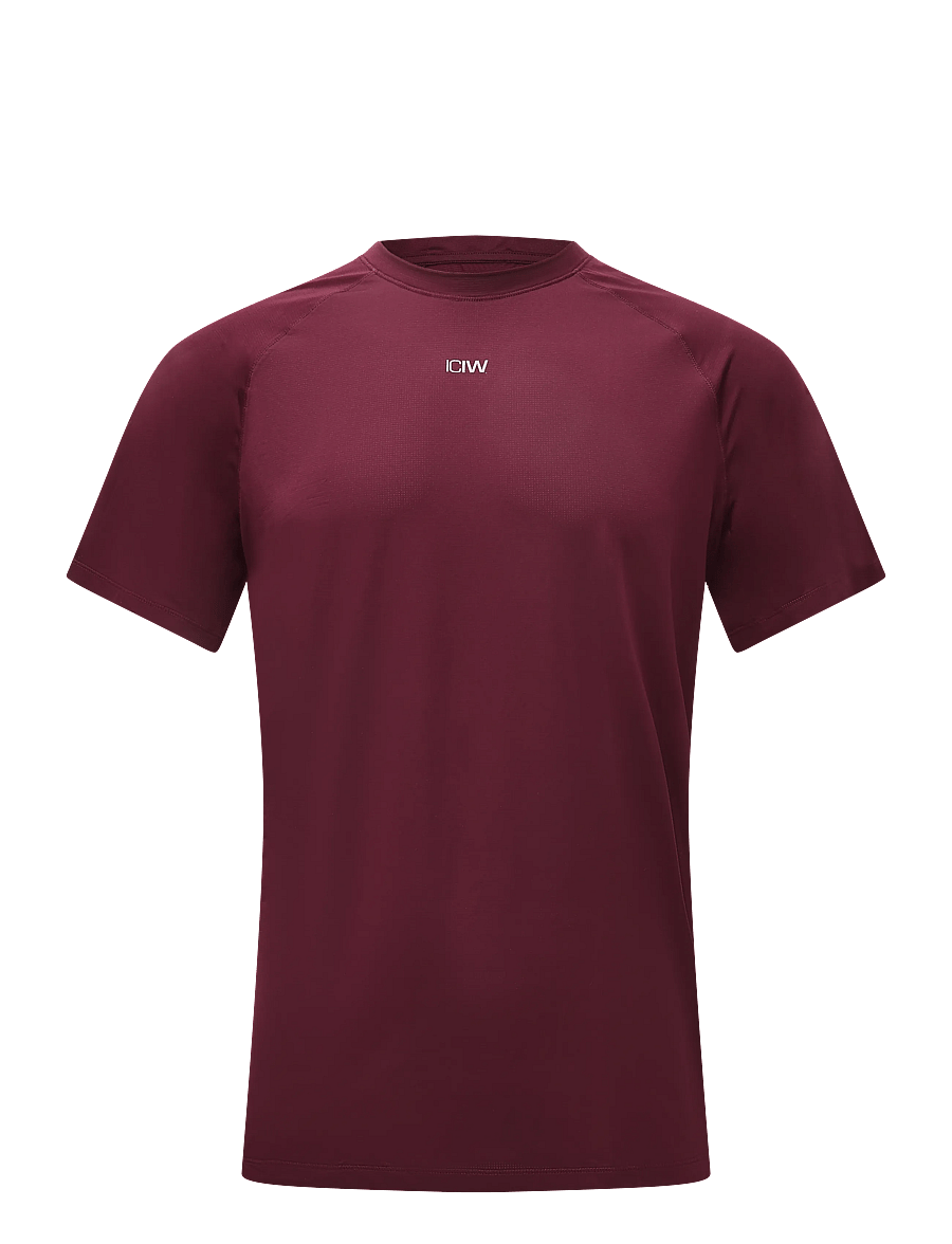 ICANIWILL - Mirage Cardio T-shirt M - t-shirts - dark mahogany - 1