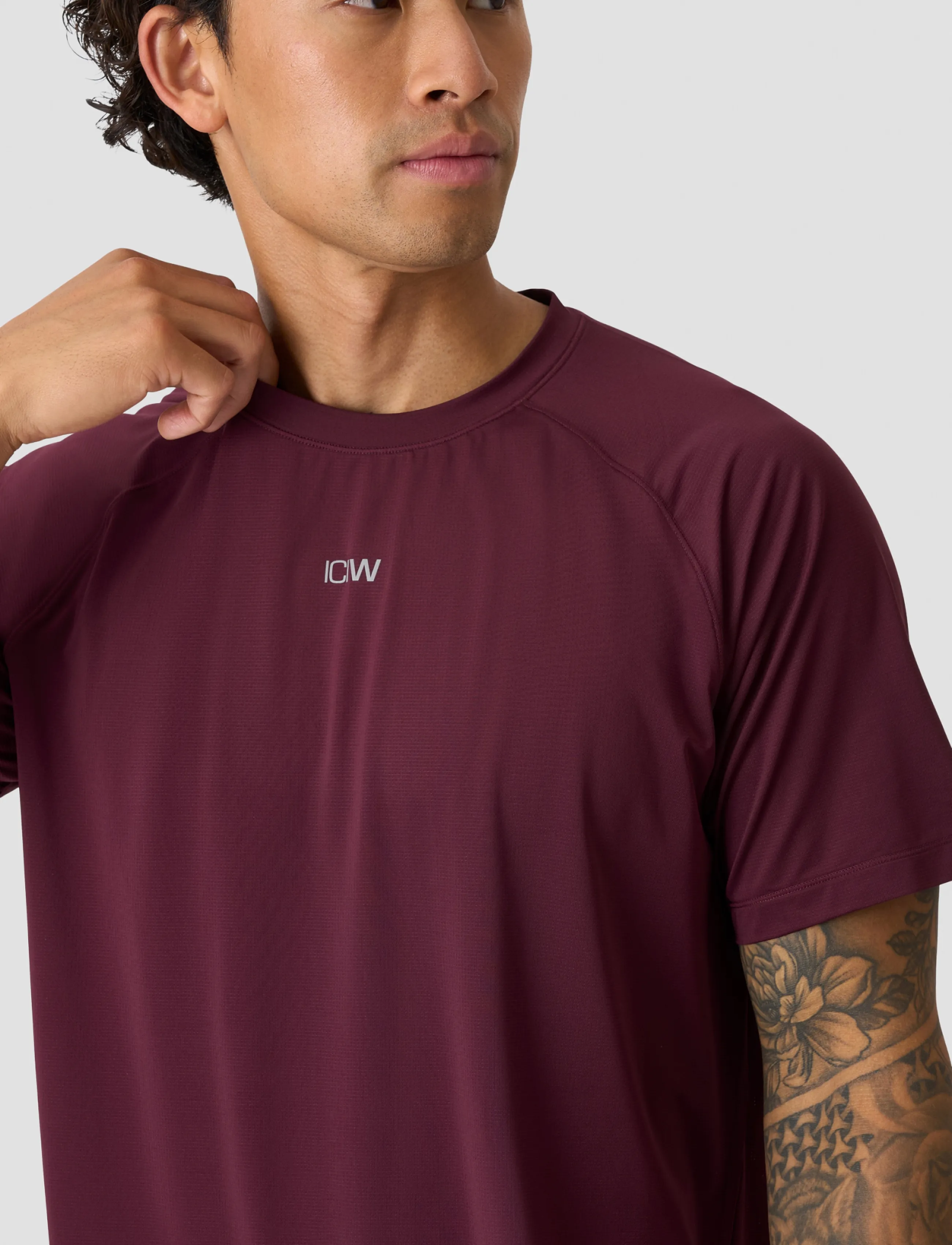 ICANIWILL - Mirage Cardio T-shirt M - t-shirts - dark mahogany - 4
