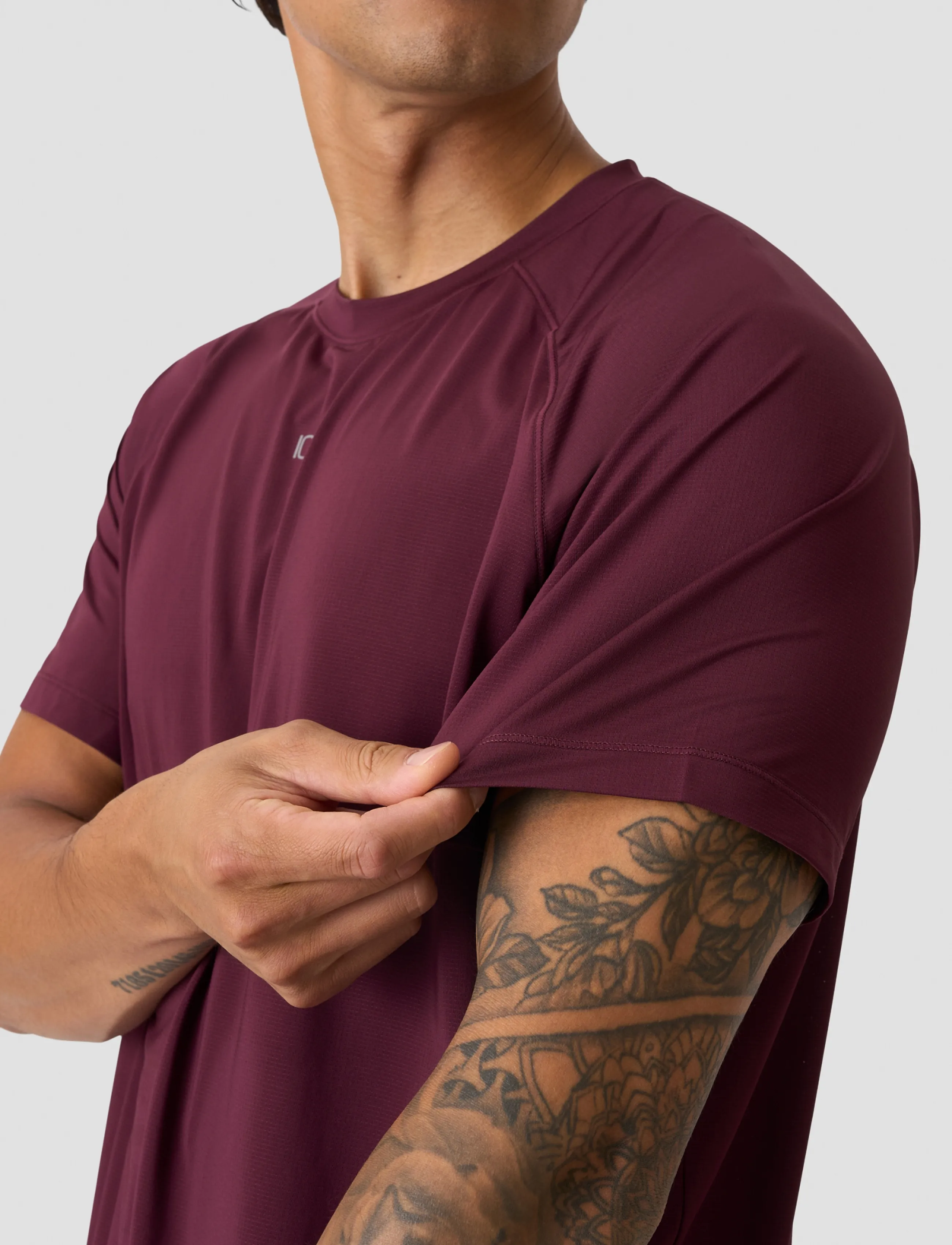 ICANIWILL - Mirage Cardio T-shirt M - t-shirts - dark mahogany - 5